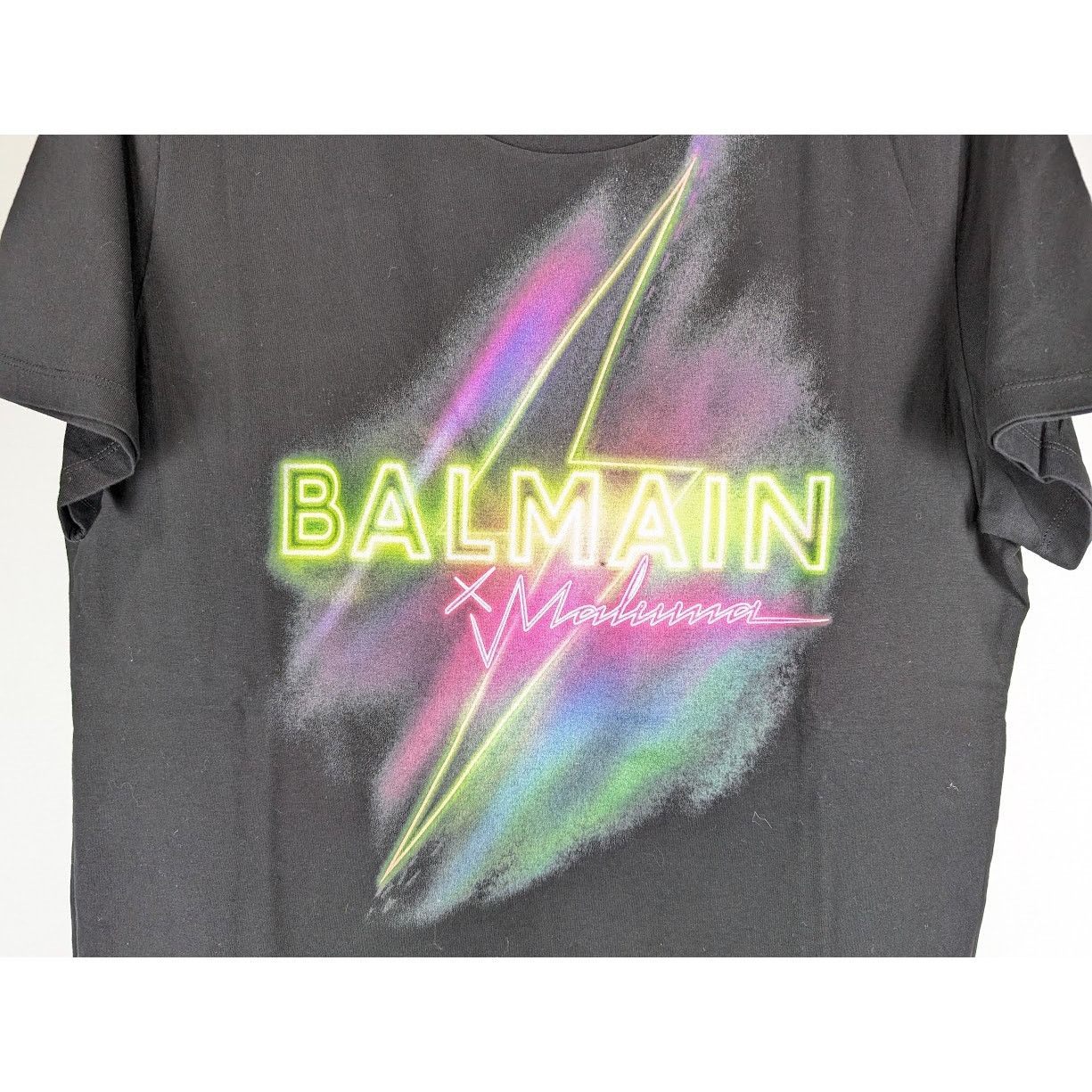 Balmain o1rshd1 Q:2 / Logo T-Shirt in Black Size US M / EU 48-50 / 2 - 5 Thumbnail