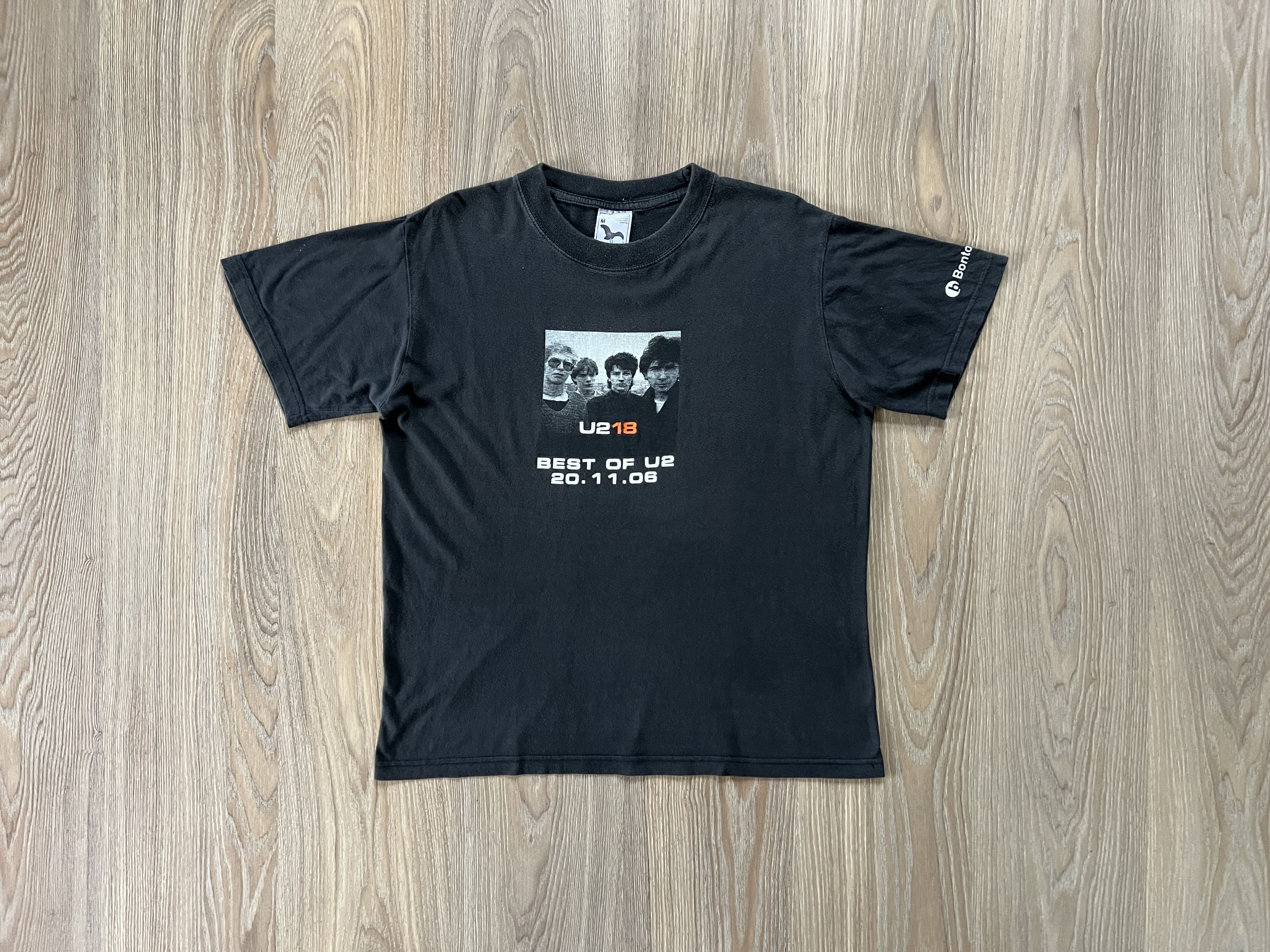 image of Band Tees x Tour Tee Vintage Best Of U2 2006 T Shirt in Black, Men's (Size Medium)