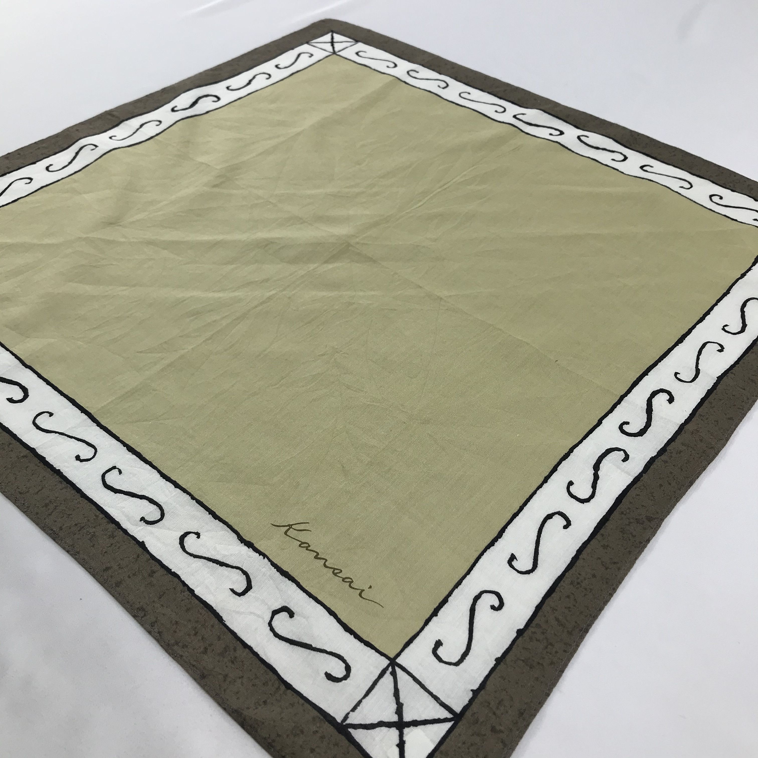 Kansai Yamamoto × Vintage Kansai Yamamoto Bandana / Handkerchief / Neckerchief -S1546 Size ONE SIZE - 2 Thumbnail