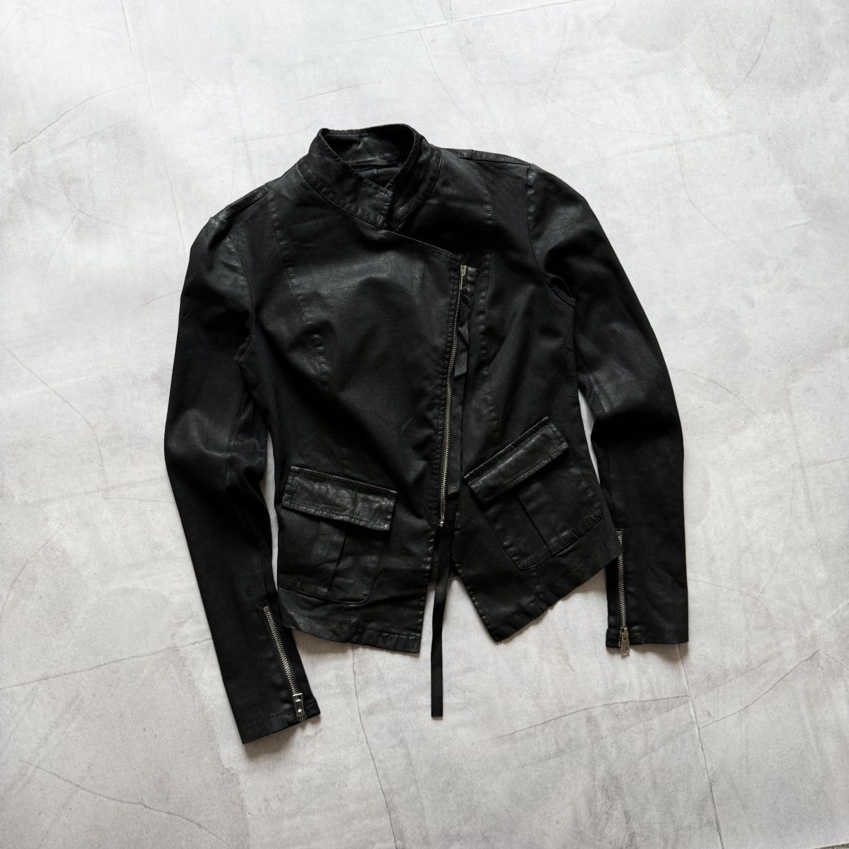 La Haine Inside Us Biker Avantgarde La Haine Inside Us Opium Waxed Jacket Owens Size S / US 4 / IT 40 - 1 Thumbnail