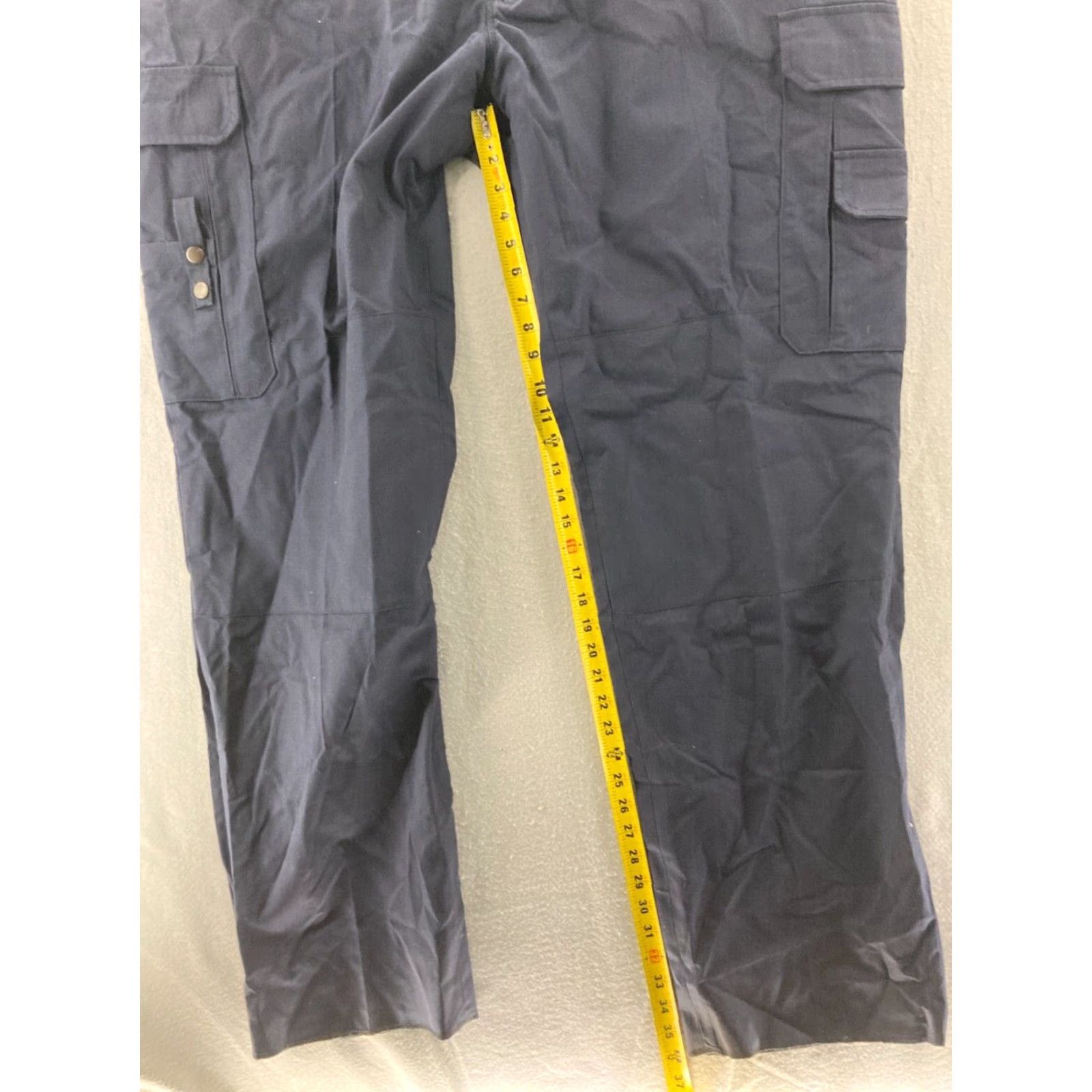 Vintage Elbeco Police Pants Mens 52R x 36 Blue Cotton Blend Unhemmed Size US 36 / EU 52 - 3 Thumbnail