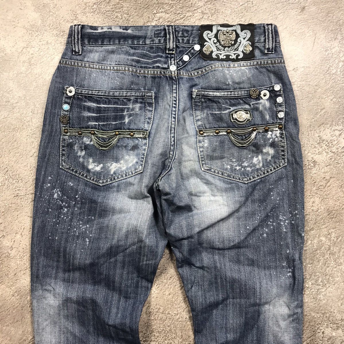 Vintage Vintage 90s Faded Distressed Baggy Jeans Grunge Skate 33 Size US 33 - 6 Thumbnail
