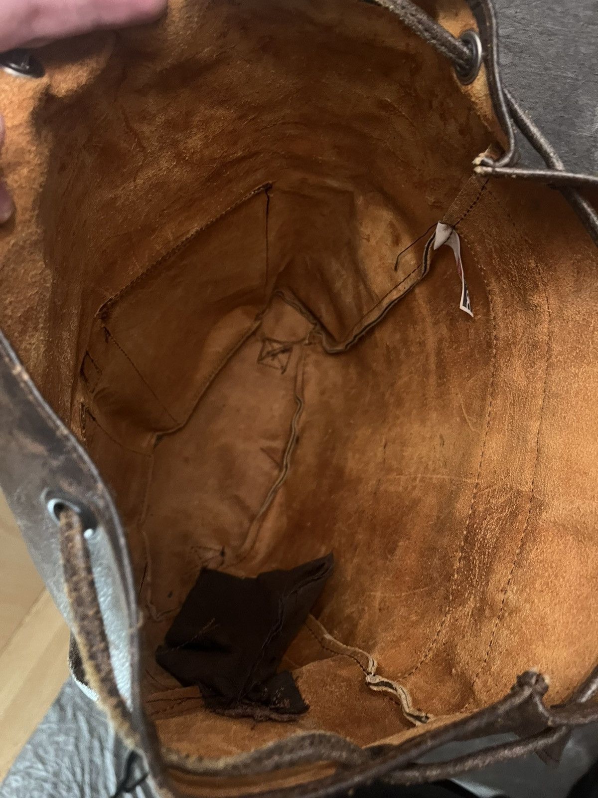 Levi's × Vintage Vintage Leather Bag Brown Levi’s 90s Avantgarde Size ONE SIZE - 7 Thumbnail