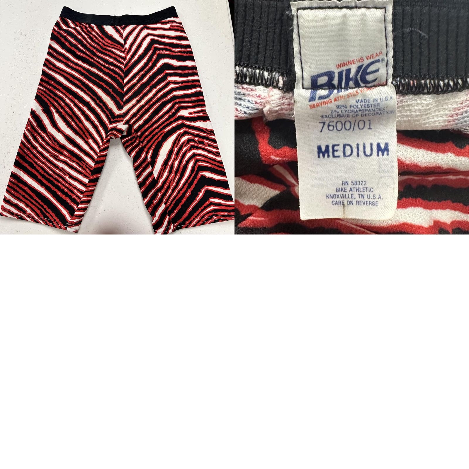Vintage Vintage Zubaz Bike Shorts Mens M Zebra Stripe 90s Bike Shorts Mens Zebra Stripe 90s Size US 31 - 8 Thumbnail
