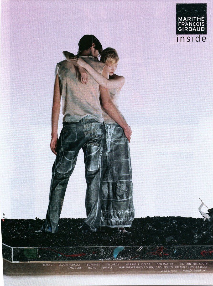 Marithe + Francois Girbaud Deadstock 2001 Marithe Francois Girbaud Pantaloni II Scelta Size 27" / US 4 / IT 40 - 2 Thumbnail