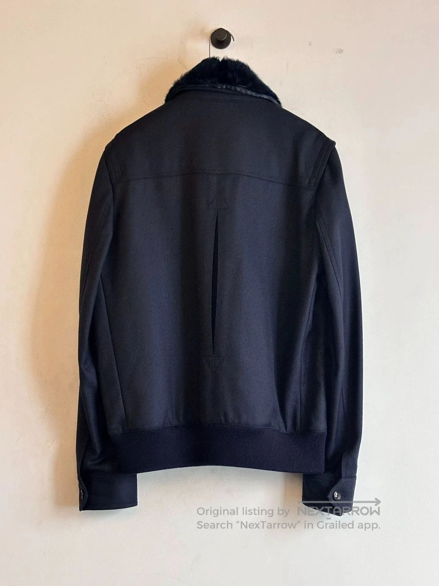 Maison Margiela Black Fur Collar er Jacket Size M. Size US M / EU 48-50 / 2 - 5 Thumbnail