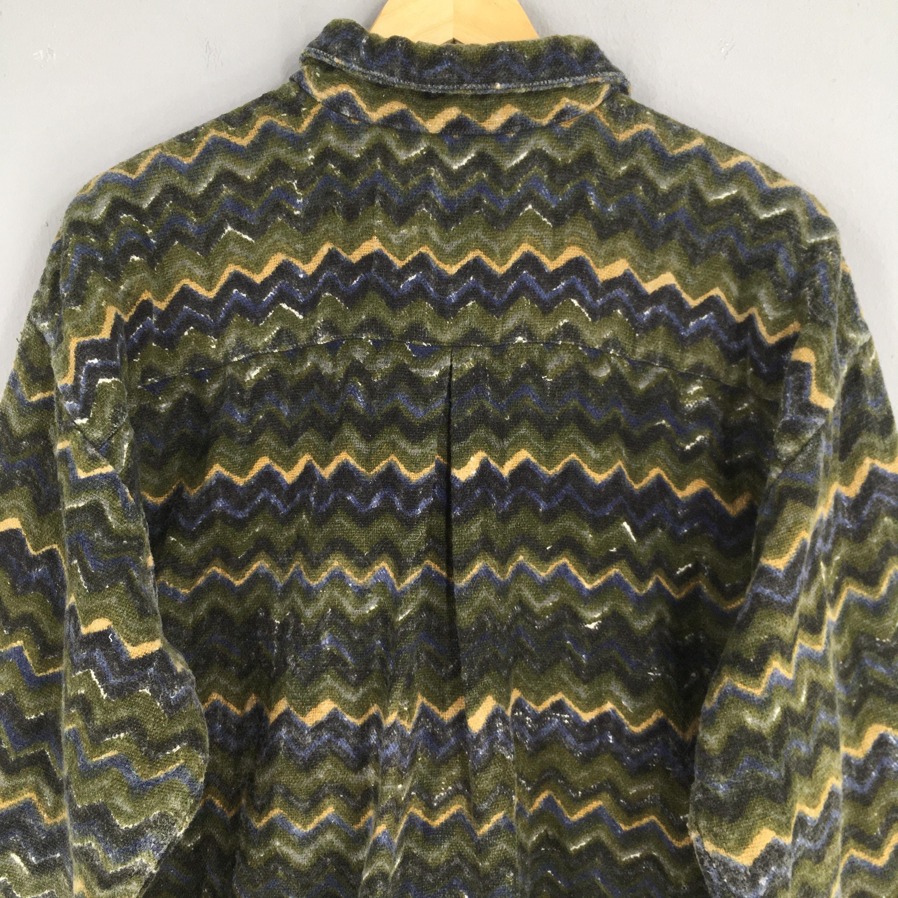 Tribal Streetwear × Vintage Vintage 90's Trucha Vagabunda Pattern Native Shirt XLarge Size US XL / EU 56 / 4 - 8 Thumbnail