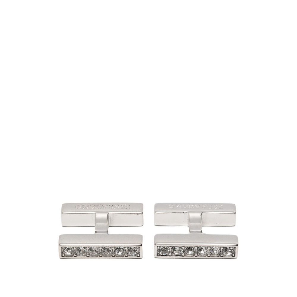 Salvatore Ferragamo Ferragamo SILVER Cufflinks Size ONE SIZE - 1 Thumbnail