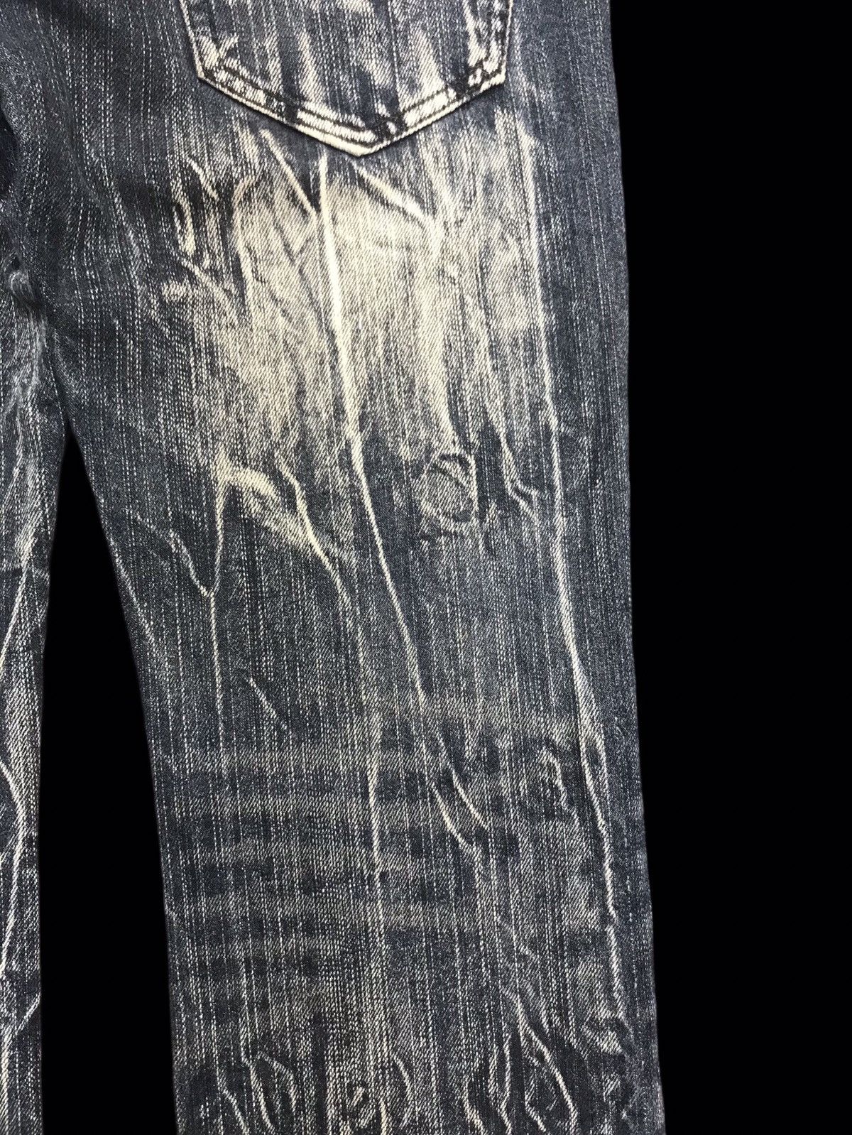 Japanese Brand 💥SICK💥CLONEDEVGRU Rare Thunder Fades Jeans F237 Size US 31 - 14 Thumbnail