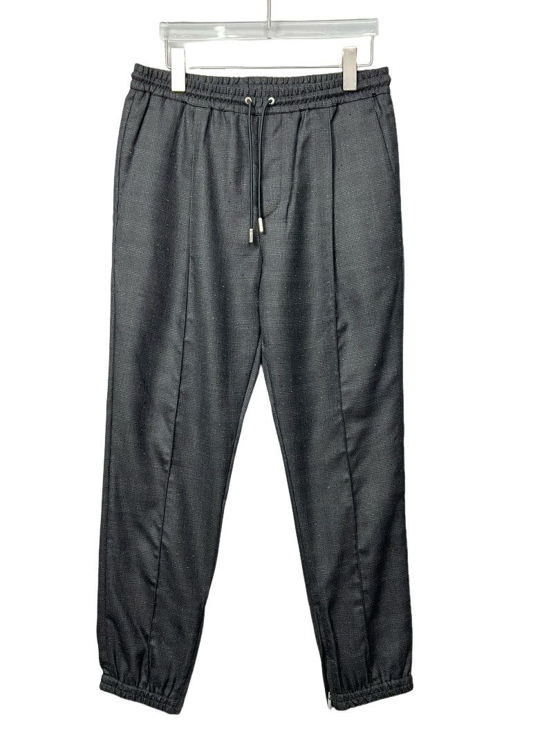 Dior × Hedi Slimane Dior Homme 07AW Runway Black Drop Crotch Pants