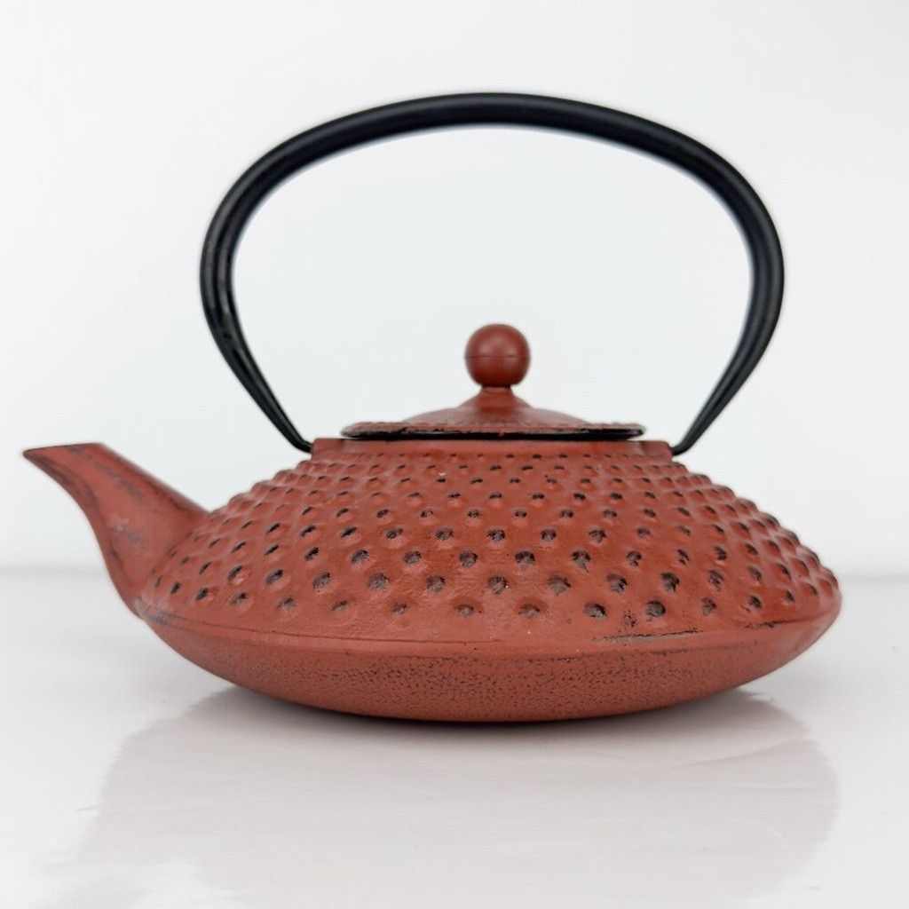 Other Japanese Red Bumpy Tea Kettle Rust Red Teapot With Infuser Size ONE SIZE - 3 Thumbnail
