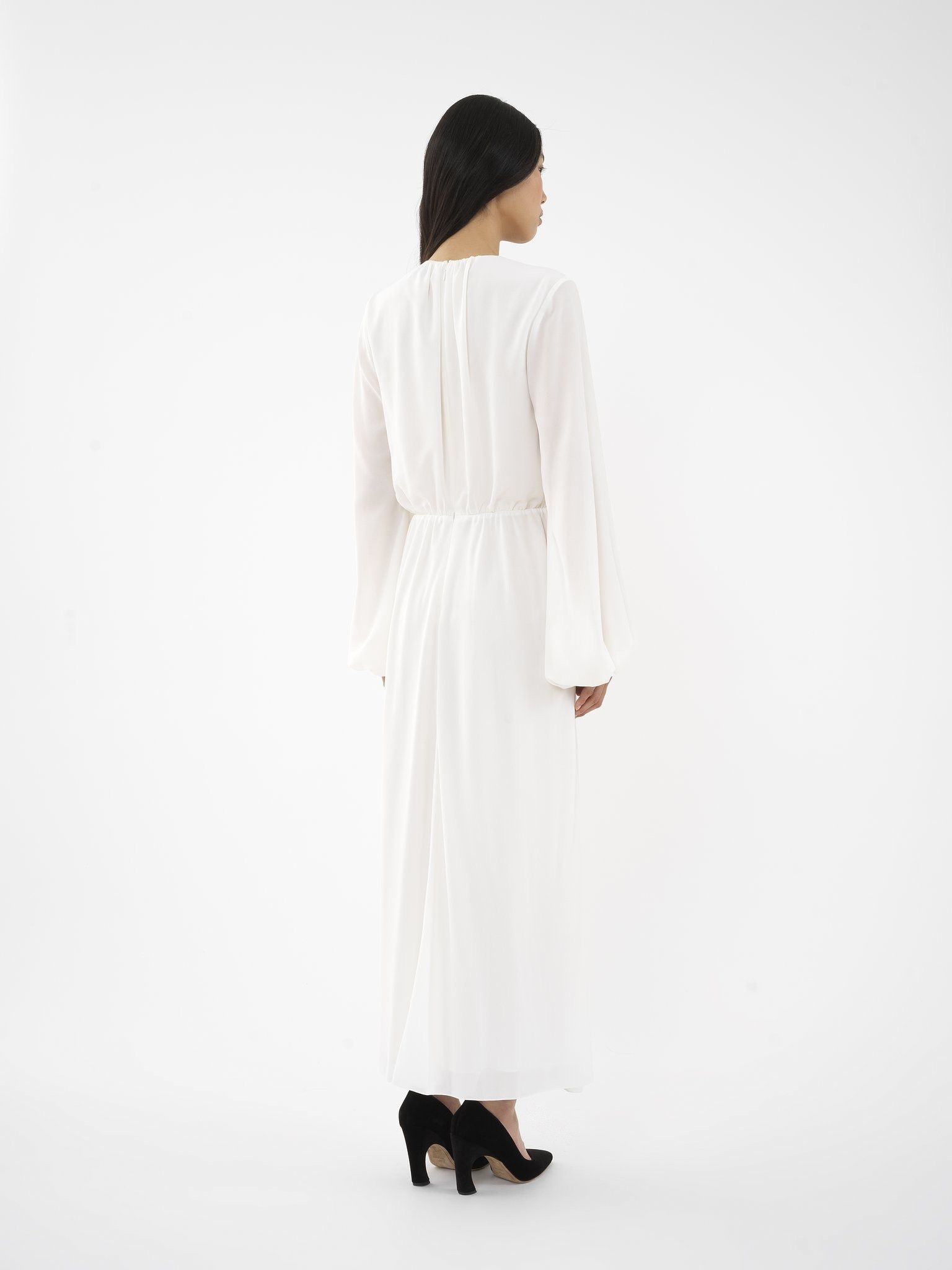 Chloe o1loc1c0325 CHC24 Dress in White Size XL / US 12-14 / IT 48-50 - 4 Thumbnail