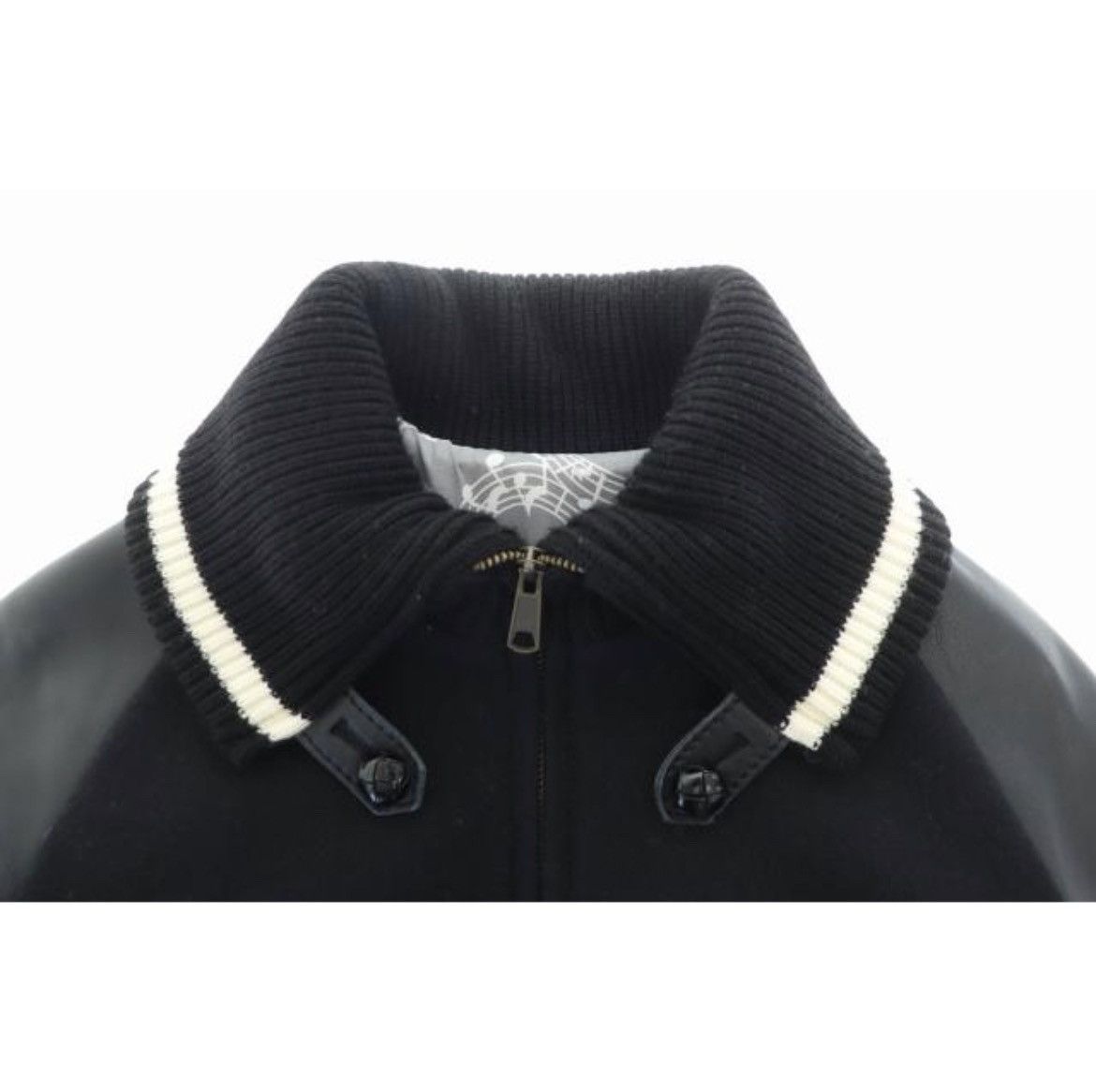 Number (N)ine Number Nine wool leather studium Jacket Size US M / EU 48-50 / 2 - 3 Thumbnail