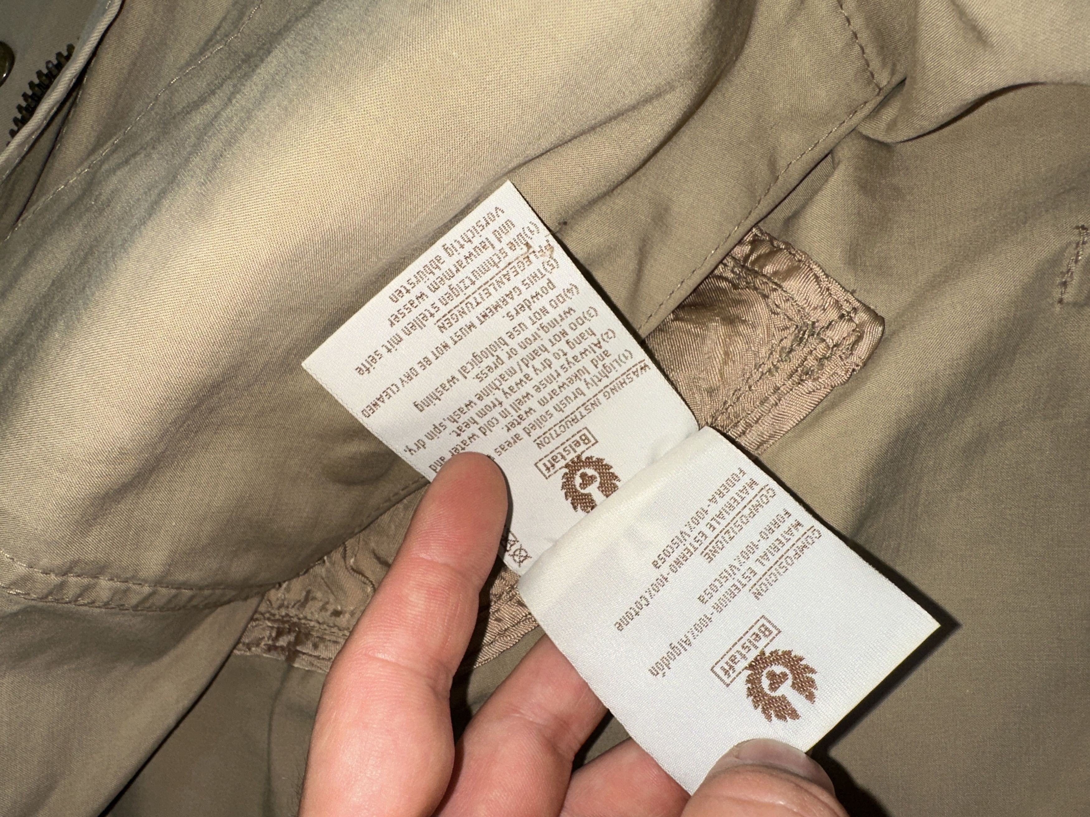 Belstaff Belstaff Wax Rider Motorcycle Motorcycle Bike Beige Size M Size US M / EU 48-50 / 2 - 19 Thumbnail