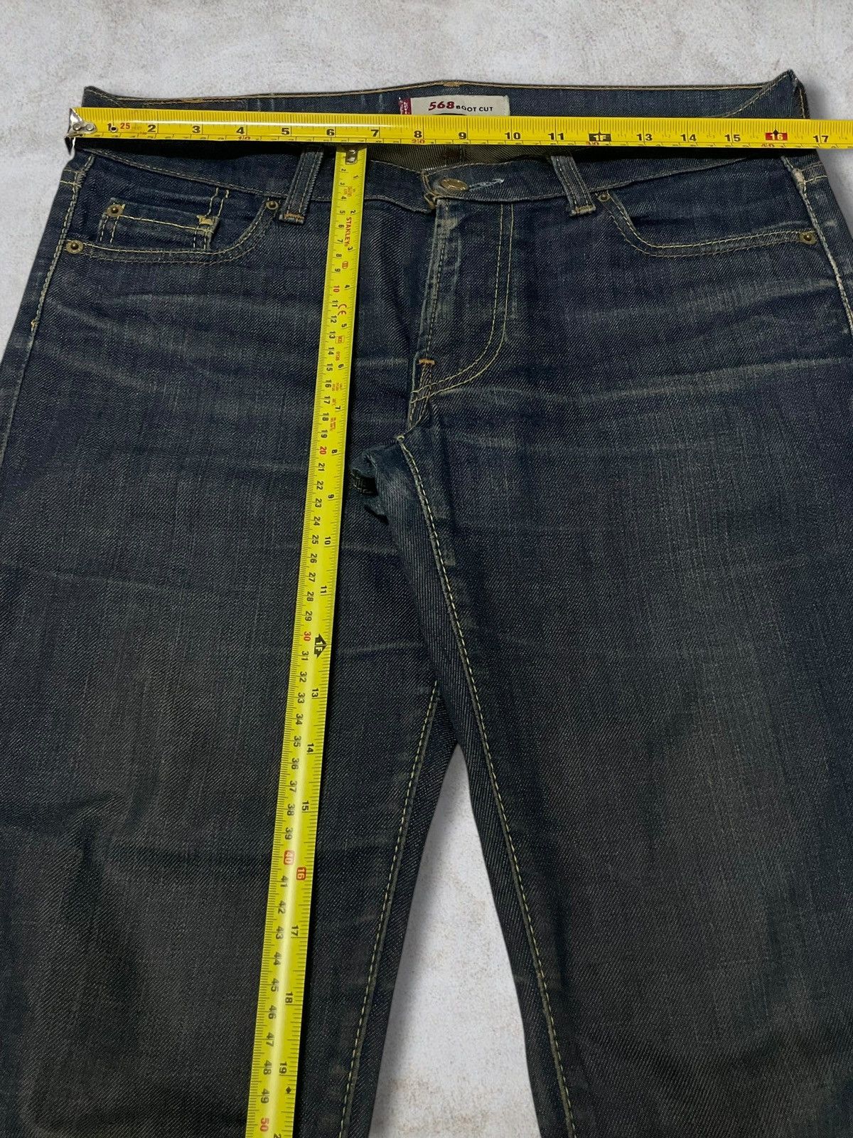 Levi's Vtg Y2k Levi’s Bootcut Streetstyle Distressed Washed Jeans Size US 32 / EU 48 - 11 Thumbnail