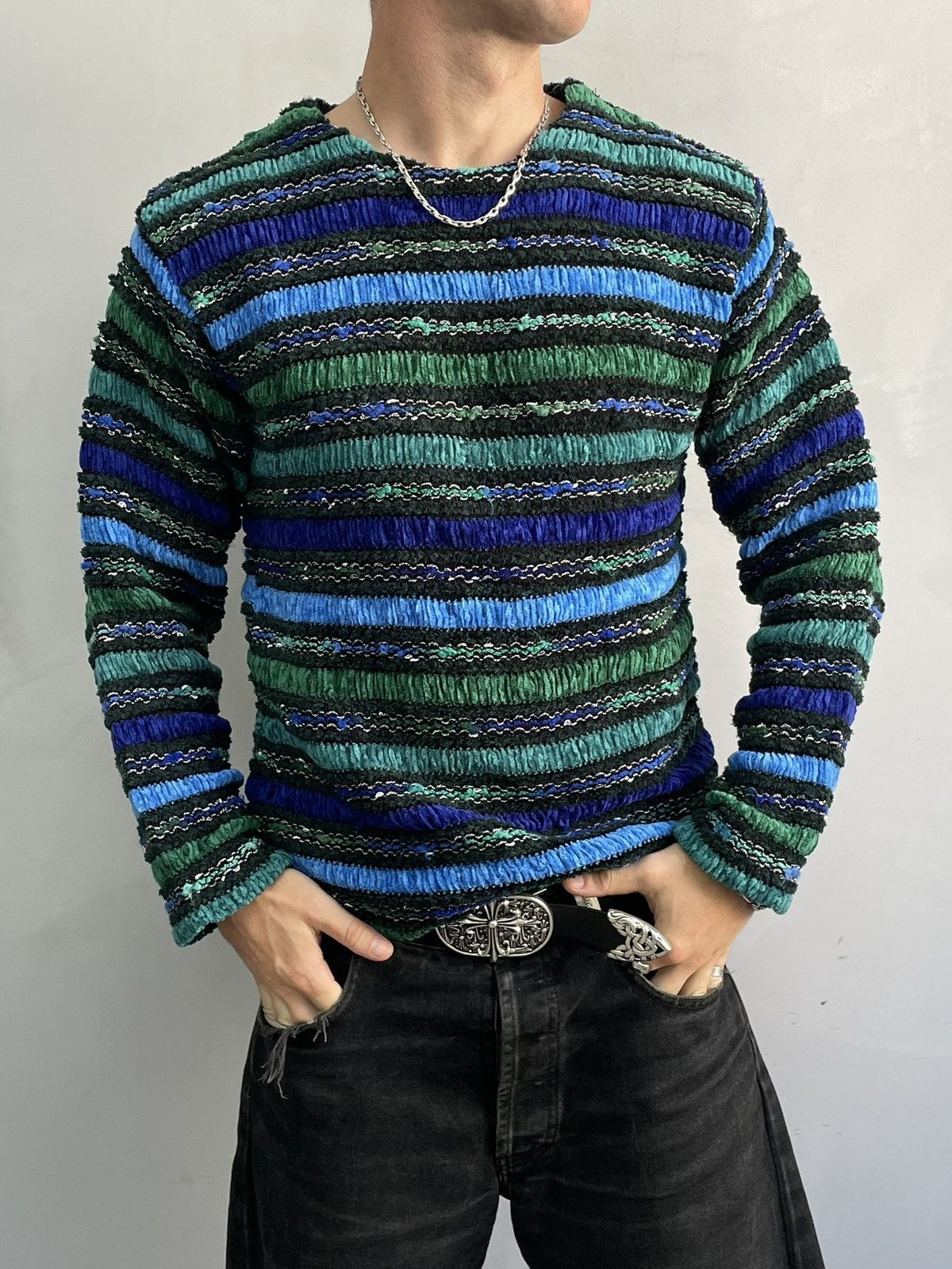 Coogi Rare coloured 3d sweater coogi style carlo colucci y2k Size US M / EU 48-50 / 2 - 1 Thumbnail