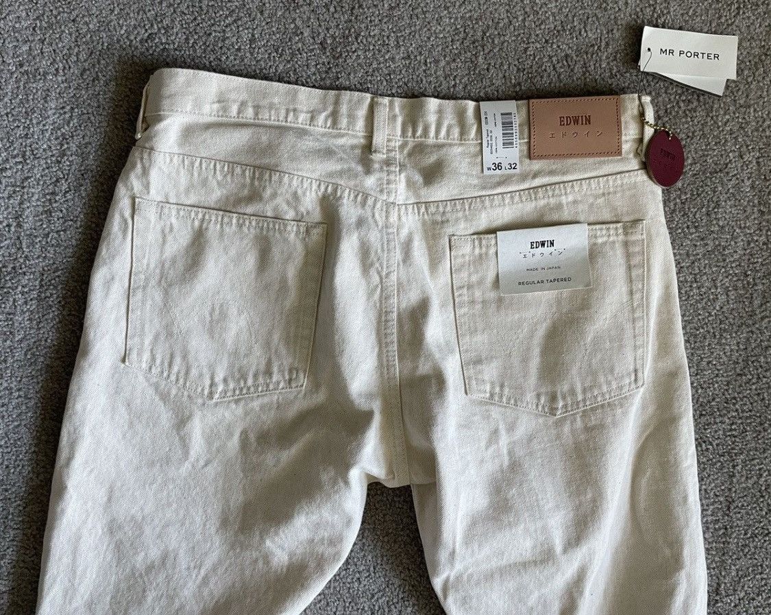 Edwin Edwin Ecru Relaxed Taper Selvedge Size US 36 / EU 52 - 3 Thumbnail