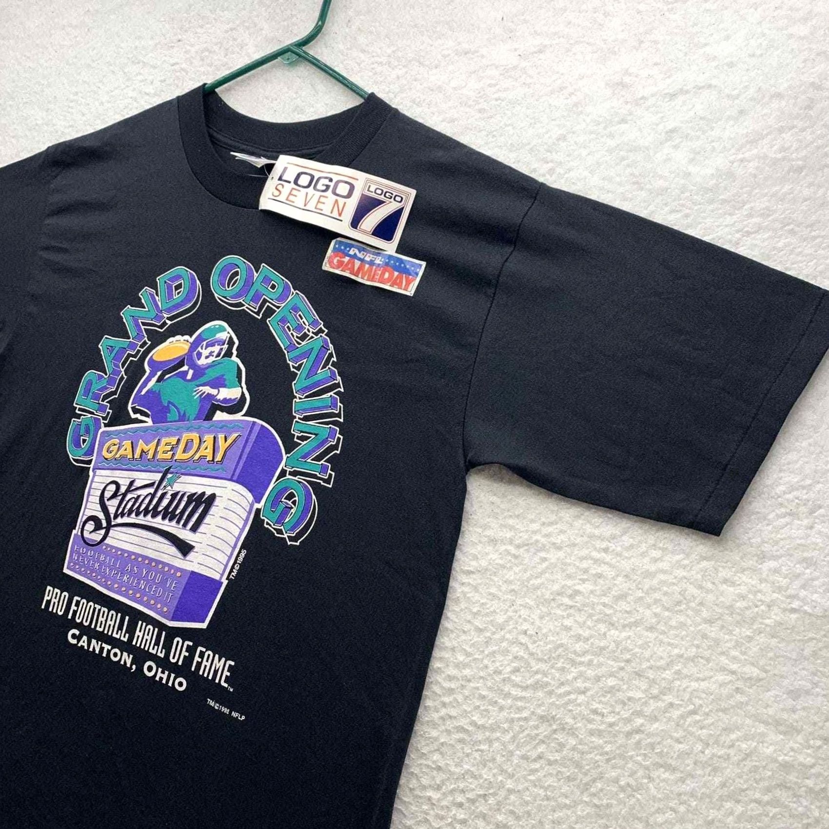 Logo 7 VINTAGE Logo 7 T-Shirt Mens Large Pro Football Hall Of Fame Opening Day 1995 90s Size US L / EU 52-54 / 3 - 2 Thumbnail