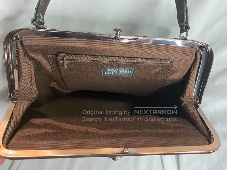 Jean Paul Gaultier jean paul gaultier Large Mouth Golden Bag Size ONE SIZE - 9 Thumbnail