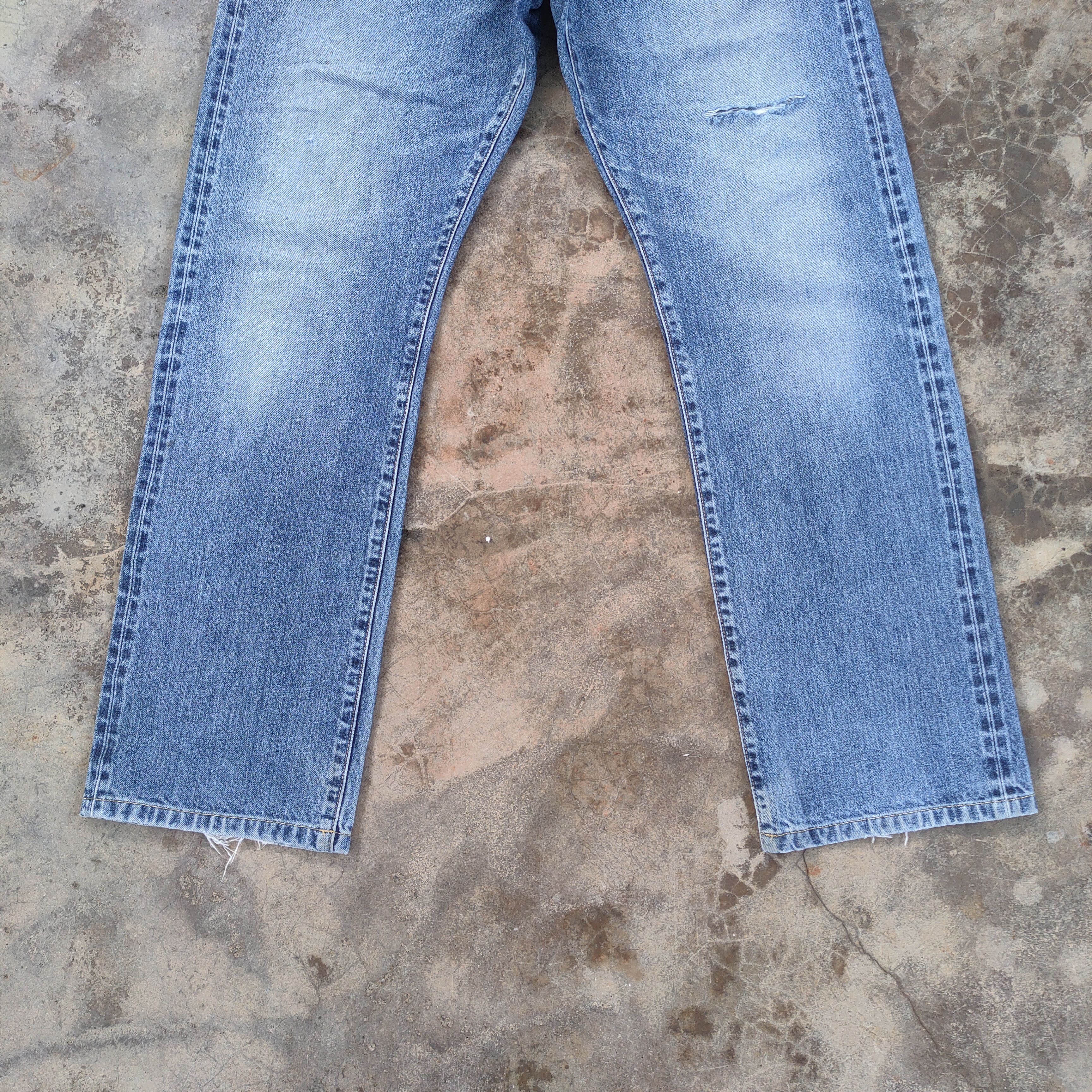 Japanese Brand W36 VINTAGE JAPANESE FADED DISTRESSED JEAN DENIM PANTS Size US 36 / EU 52 - 4 Thumbnail