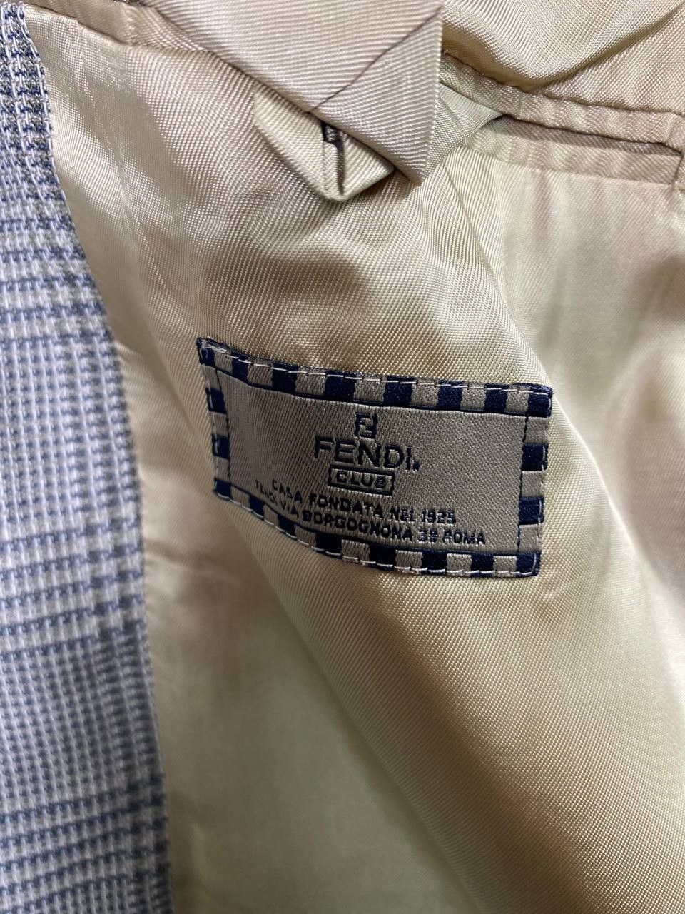 Fendi fendi club checkered jacket made in italy Size US L / EU 52-54 / 3 - 7 Thumbnail