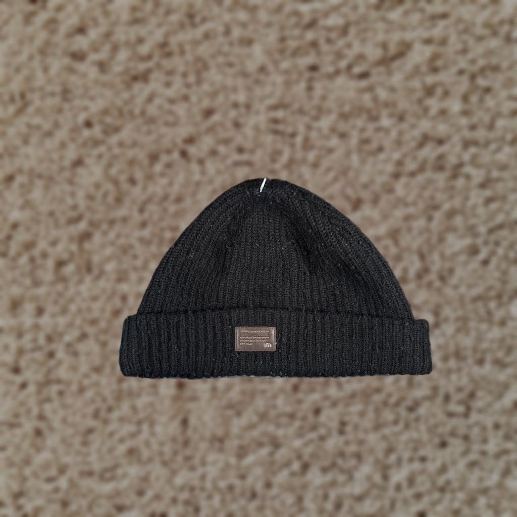 Travis Mathew Beanie Adult One Size Black 100% Acrylic Golf Outdoors