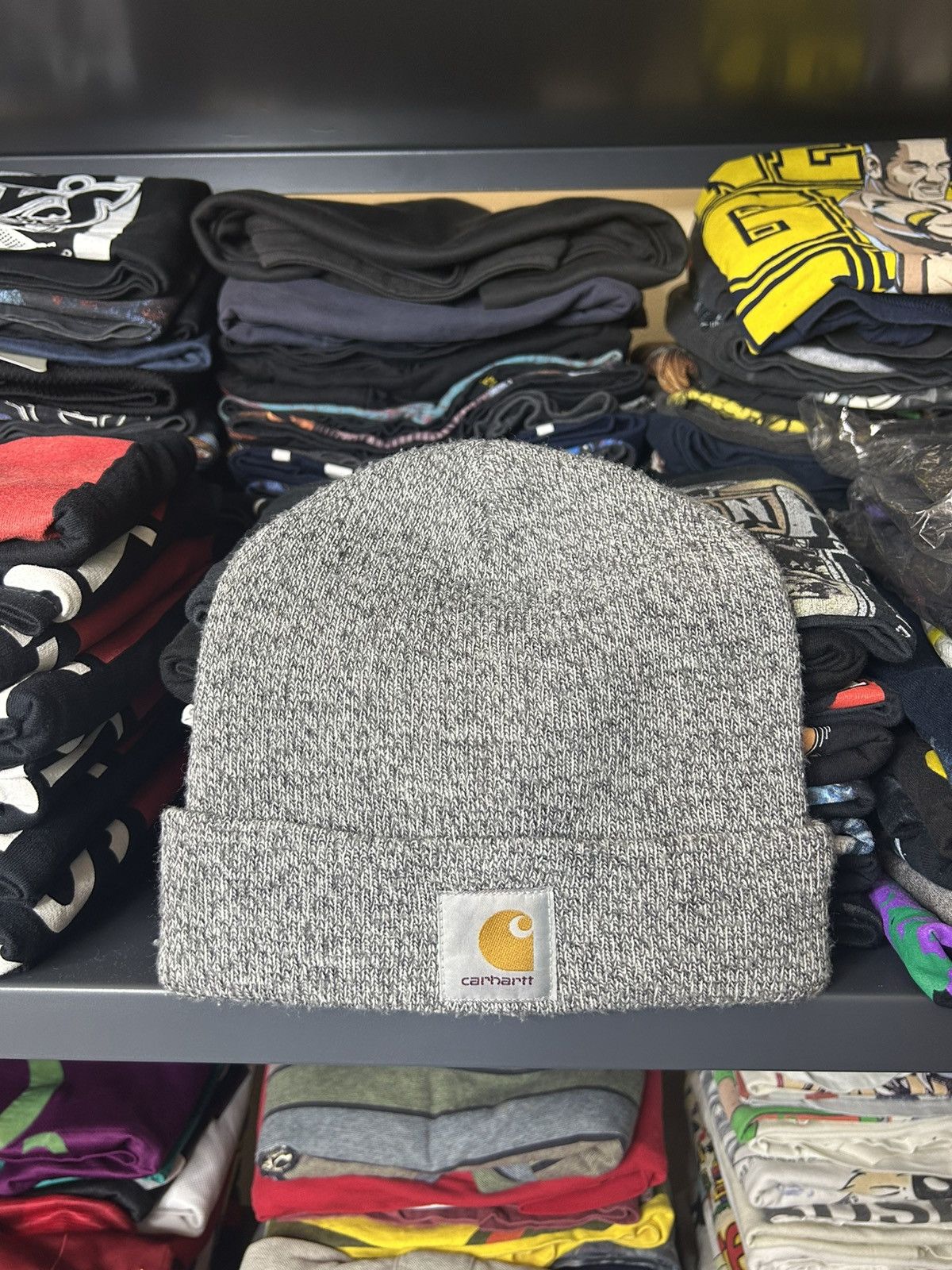 Carhartt Carhartt Acrylic Watch Hat Beanie Heather Grey Size ONE SIZE - 1 Thumbnail