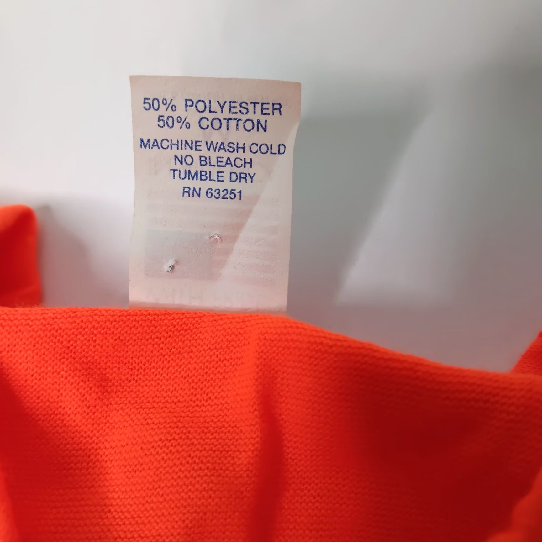 Vintage VINTAGE Crafted With Pride In America T Shirt M Orange Blaze Orange Hunting Retro Safety Single Stitch Hem Men Size M Shirts Size US M / EU 48-50 / 2 - 7 Thumbnail