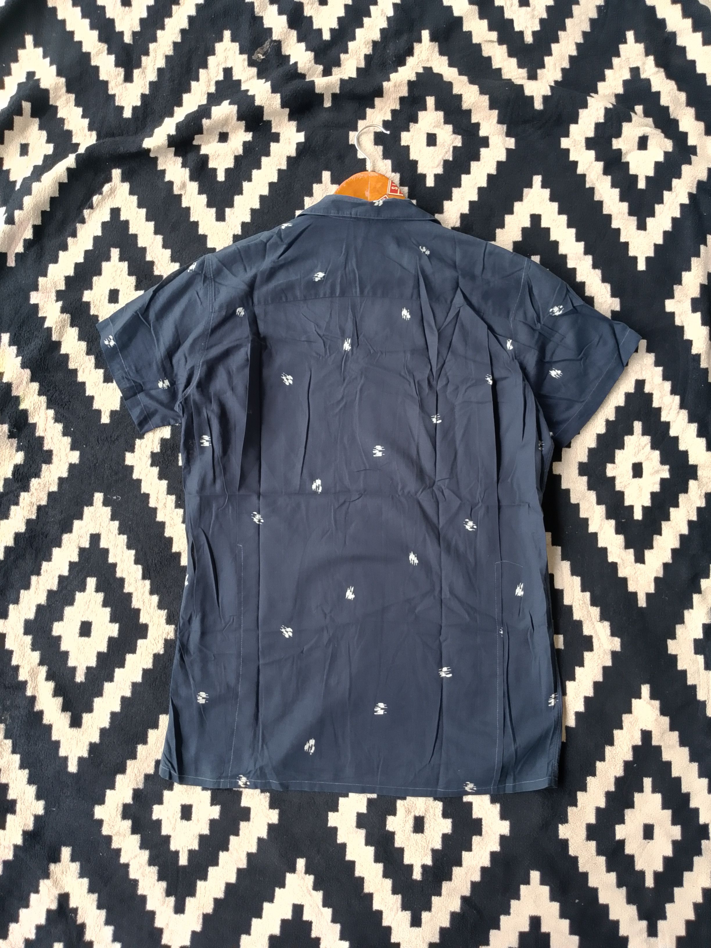 Vintage Michel Bertioux Circa 80s ​90s France Cuban Collar Shirt Size US M / EU 48-50 / 2 - 5 Thumbnail