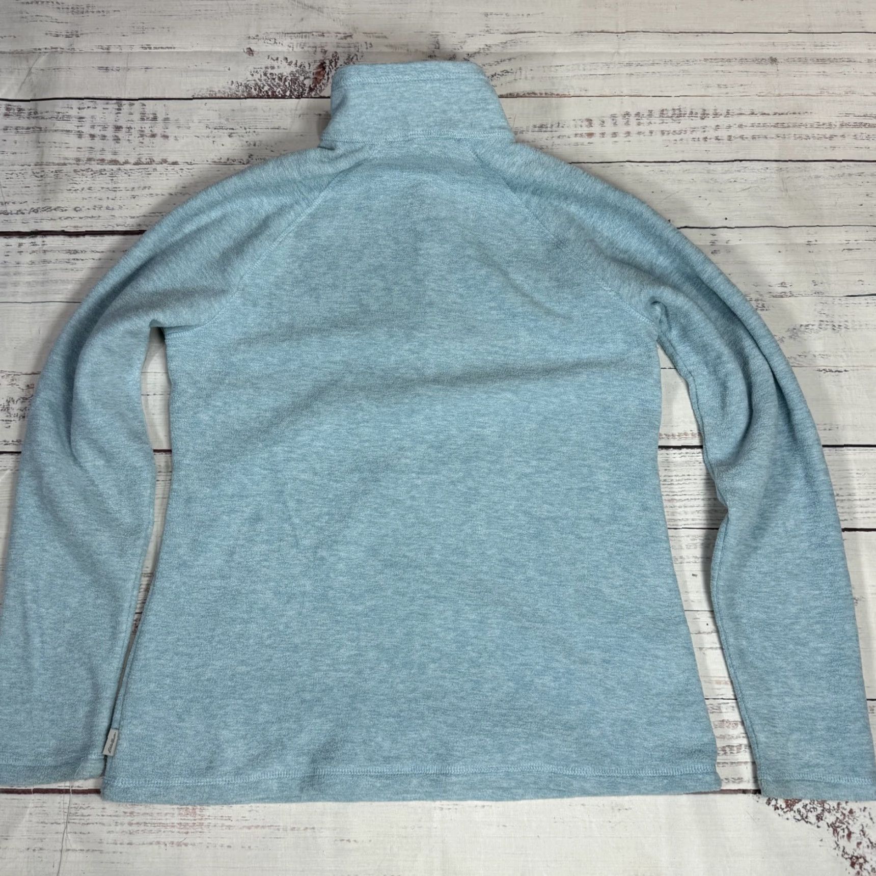 Eddie Bauer Eddie Bauer Blue Fleece Lining Pullover 1/2 Zip High Neck Sweater Women's Sz S Size S / US 4 / IT 40 - 5 Thumbnail