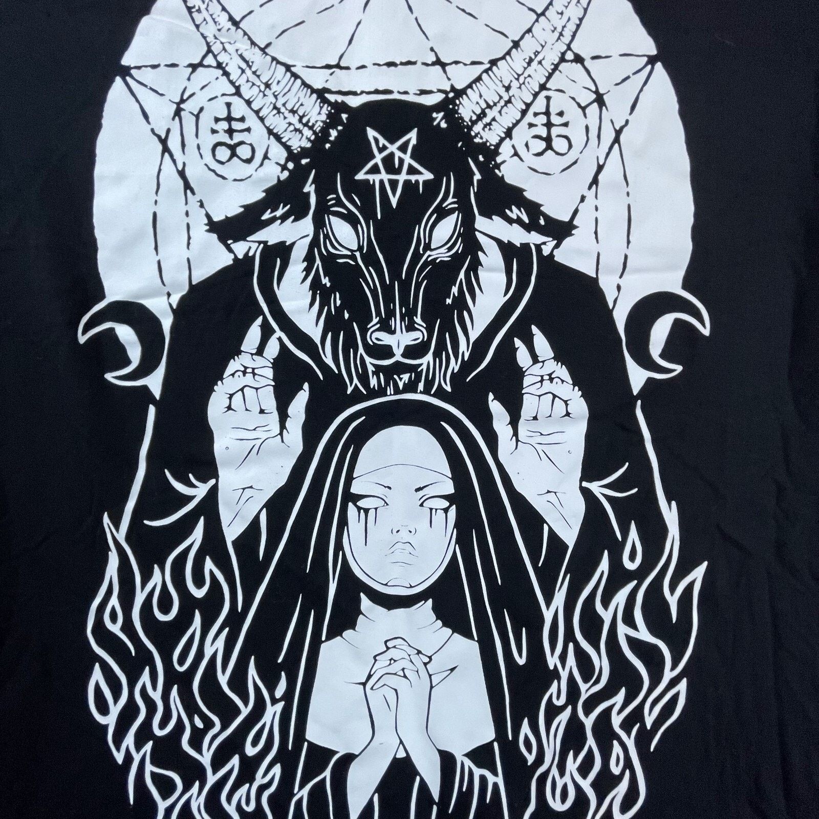 Killstar Killstar Nunsense Collar Top Womens XS Black Goth Witchcore Size XS / US 0-2 / IT 36-38 - 3 Thumbnail