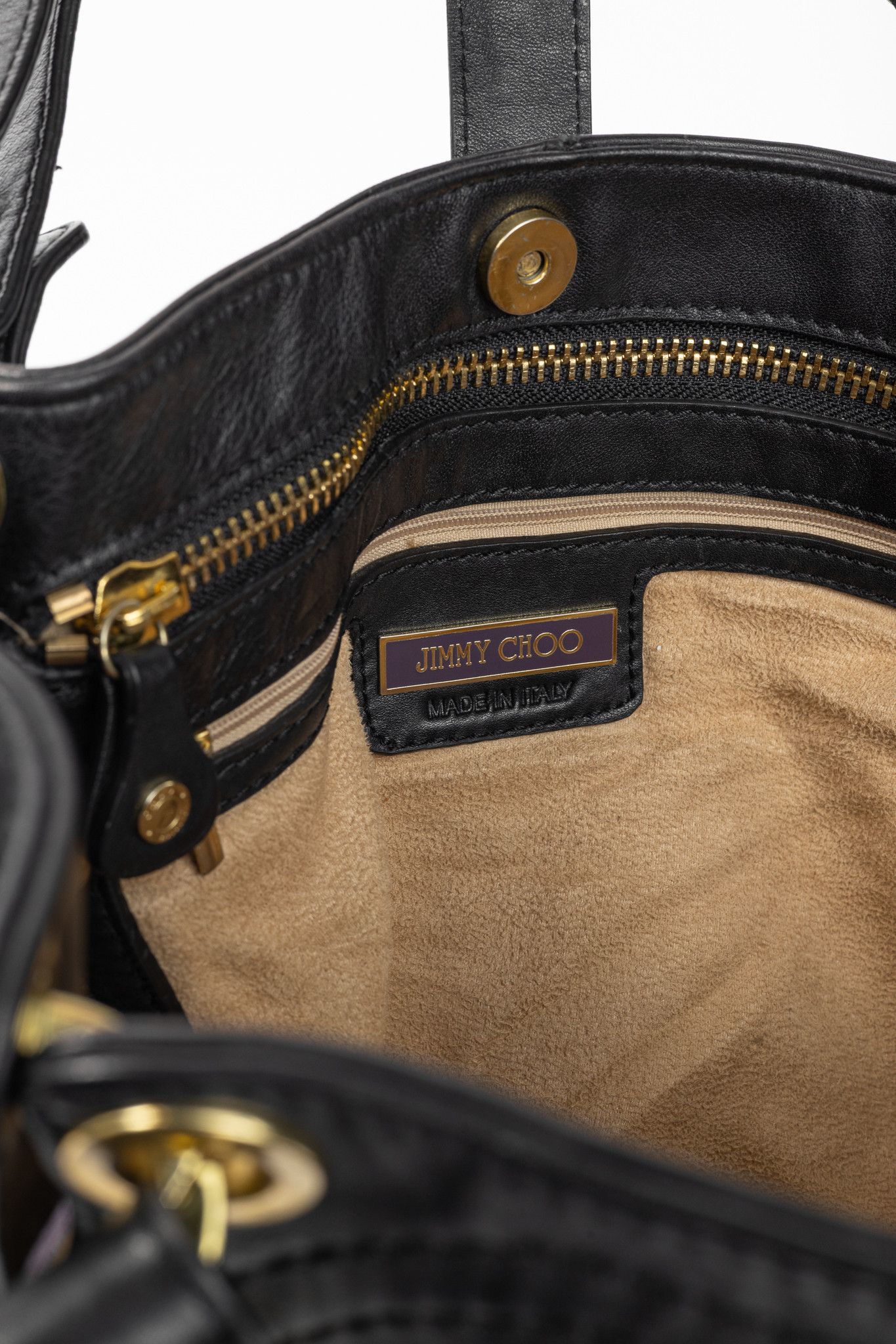Jimmy Choo Jimmy Choo Alex Black Leather Hobo Size ONE SIZE - 14 Thumbnail