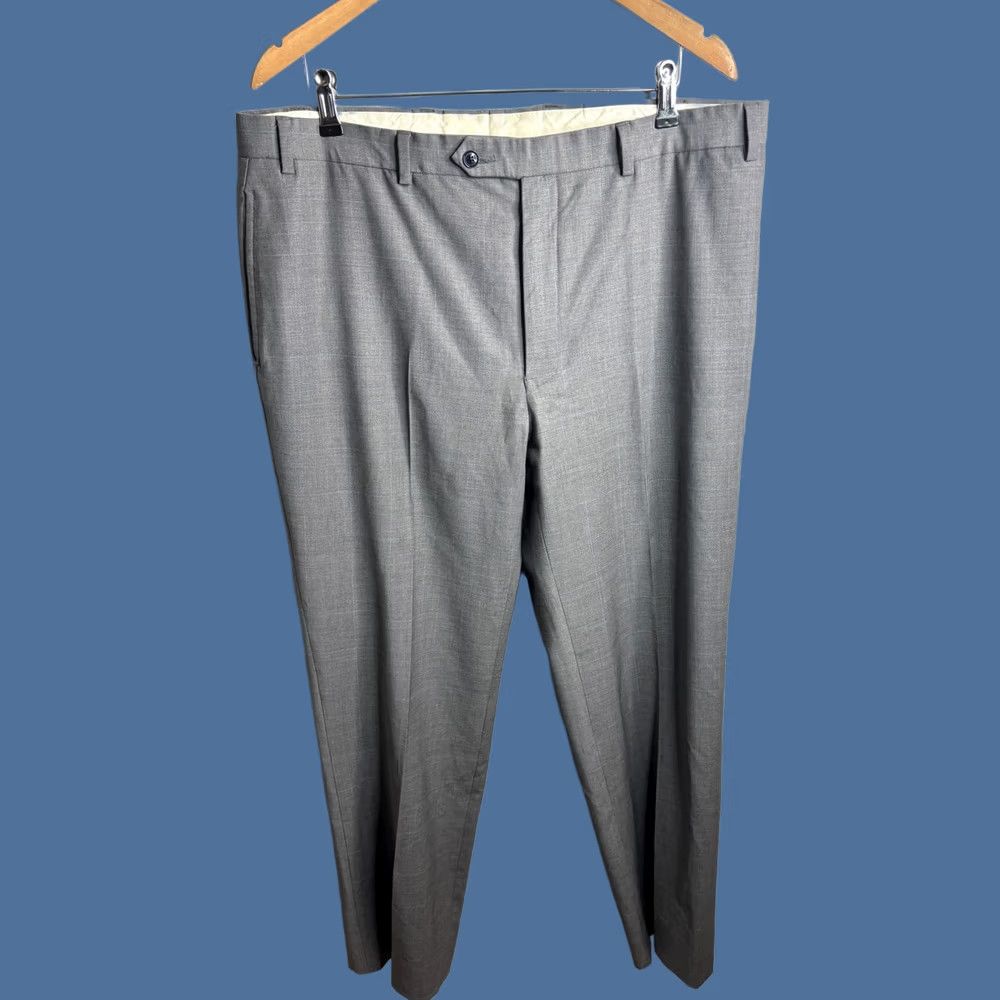 Brooks Brothers Brooks Brothers Mens Dress Pants - 40x31 Gray Plaid Wool Lined Size US 40 / EU 56 - 1 Thumbnail