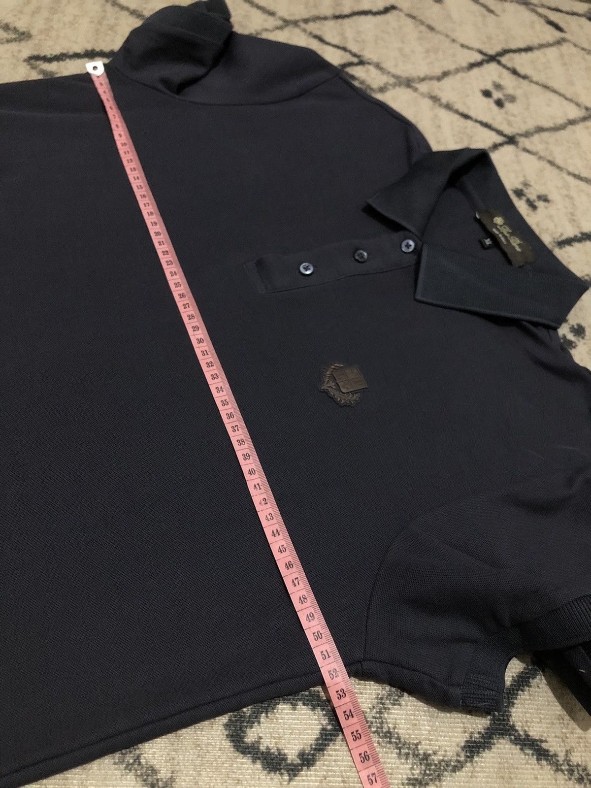 Loro Piana Loro Piana Navy Polo Shirt Size US XL / EU 56 / 4 - 12 Thumbnail
