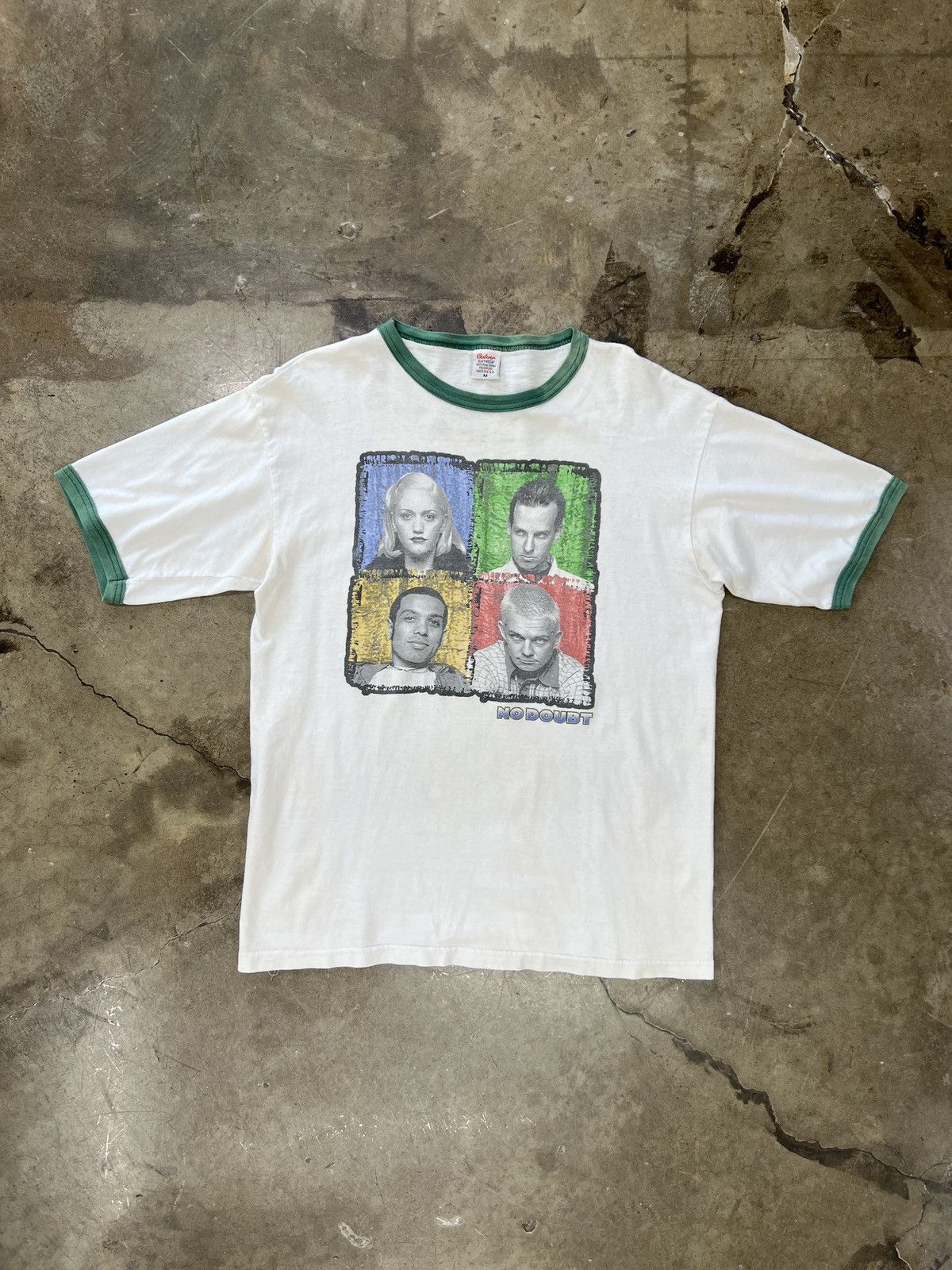 Band Tees × Vintage Vintage 90s No Doubt Group Photo Ringer Tee Medium Size US M / EU 48-50 / 2 - 2 Thumbnail