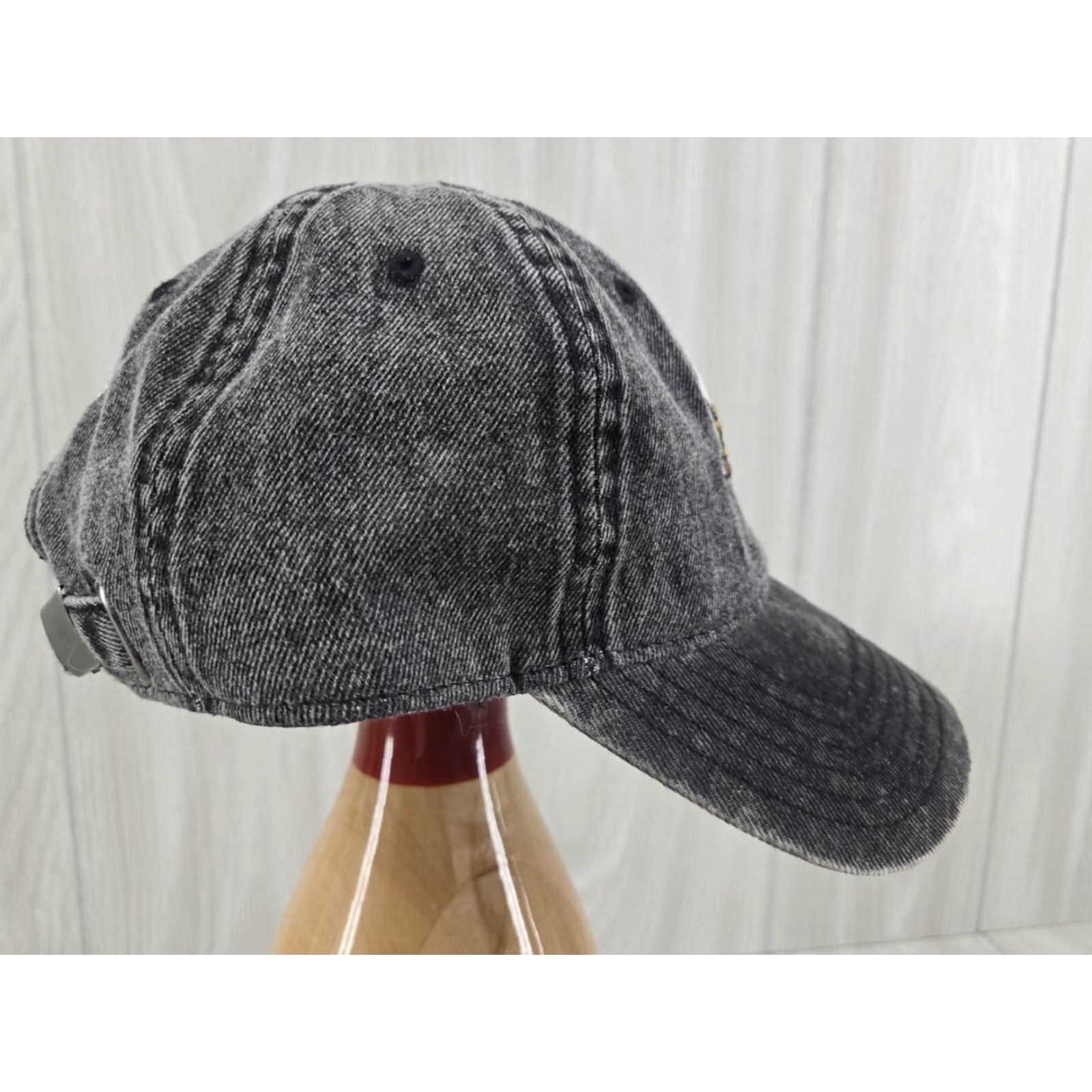 Vintage Otto Hat Baseball Cap Men Adjustable Black Cotton Happy Tiger Cigar Acid Washed Hardwear Designer Theme Tigers Mens Size ONE SIZE - 6 Thumbnail