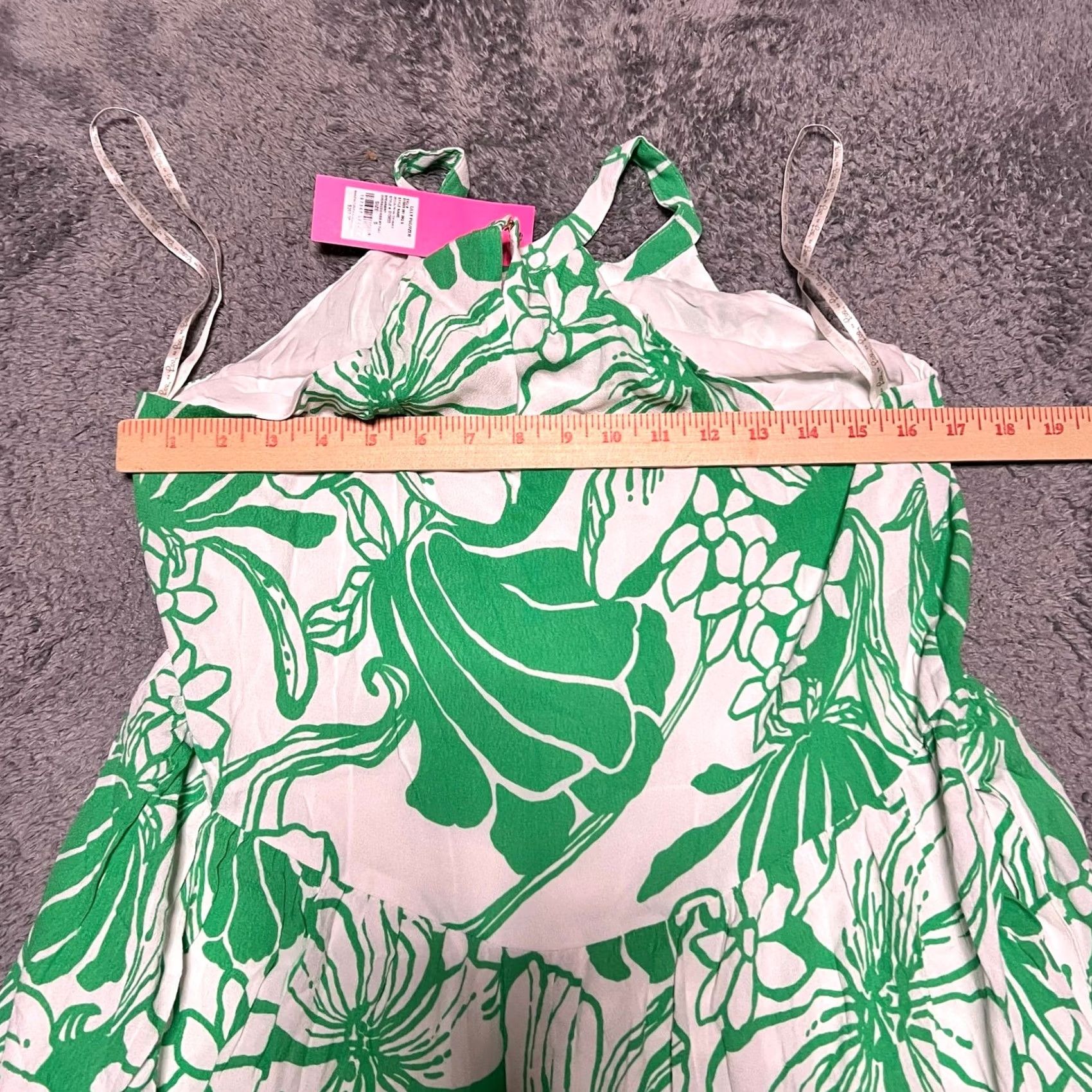 Lilly Pulitzer Lilly Pulitzer Maxi Dress S Halter Pockets Kiss My Tulip Spearmint Beccalynn Dress Women Small Green Regular Long Maxi Size S / US 4 / IT 40 - 7 Thumbnail