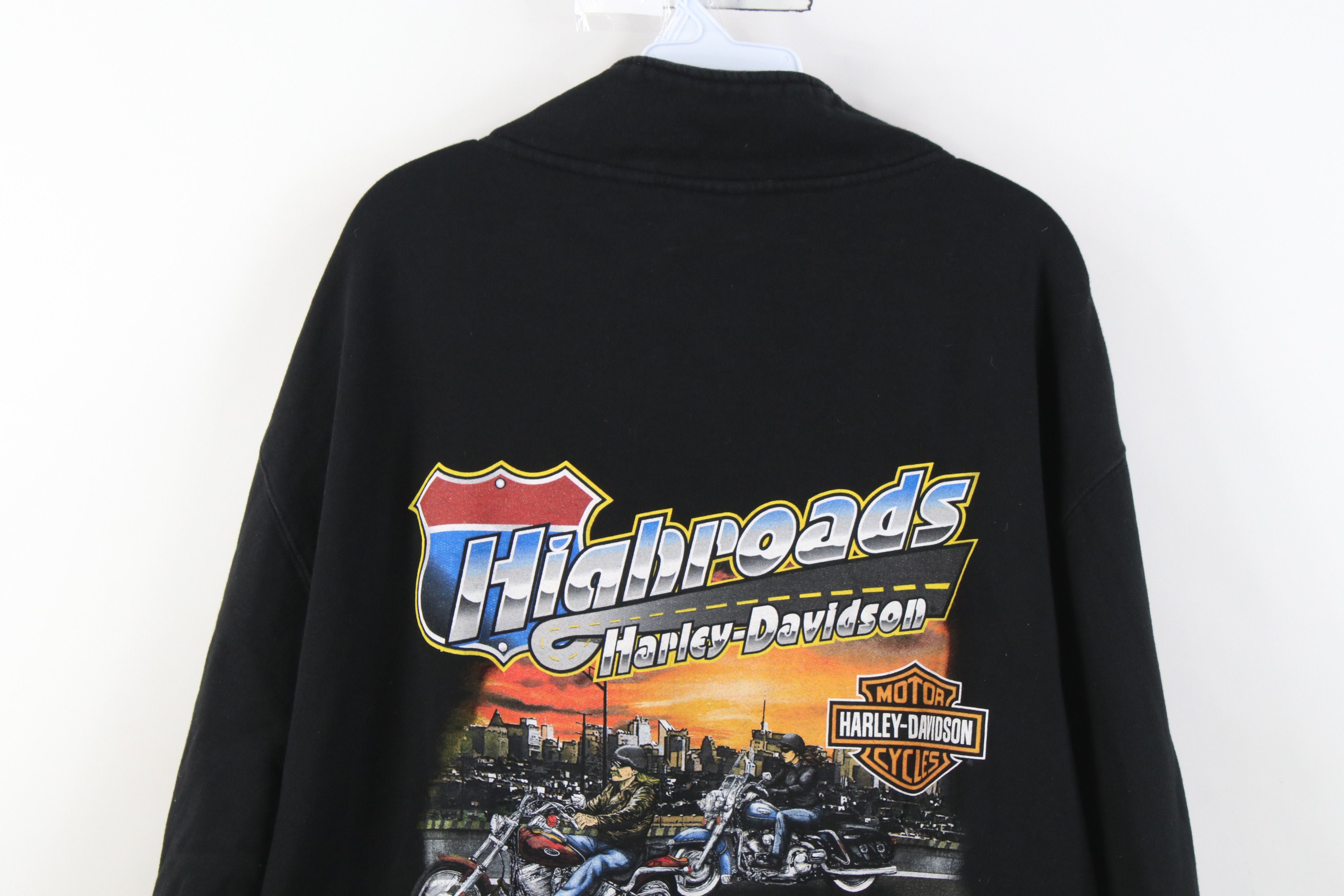 Harley Davidson Vintage Harley Davidson Ride Hard Full Zip Sweatshirt Jacket Size US L / EU 52-54 / 3 - 16 Thumbnail