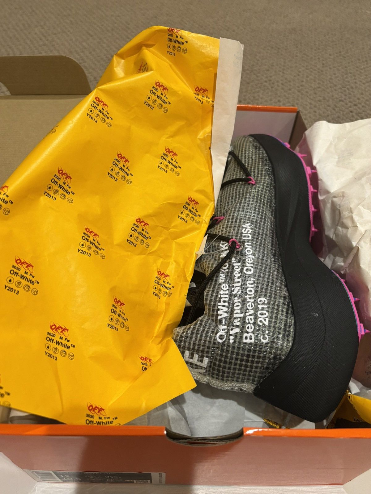 Nike Brand New Nike WS Vapor Street / OW CD8178-001 - (M10.5) Size US 12 / EU 45 - 10 Thumbnail