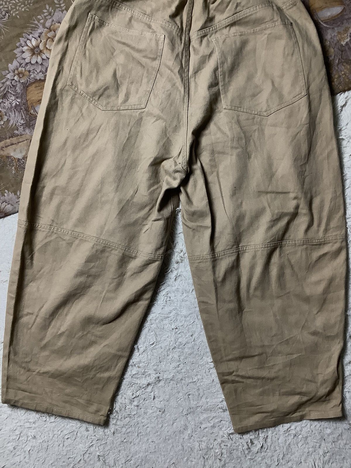 Japanese Brand × Yohji Yamamoto 💥RARE💥 Niko And Ultra Wide Leg Baloons Pants Size US 30 / EU 46 - 8 Thumbnail