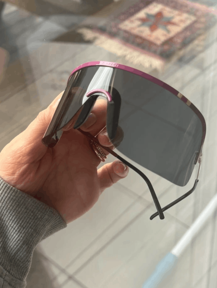 Gucci GUCCI Sunglasses GG1651 Shield Rimless Wrap GG Vintage Size ONE SIZE - 1 Thumbnail