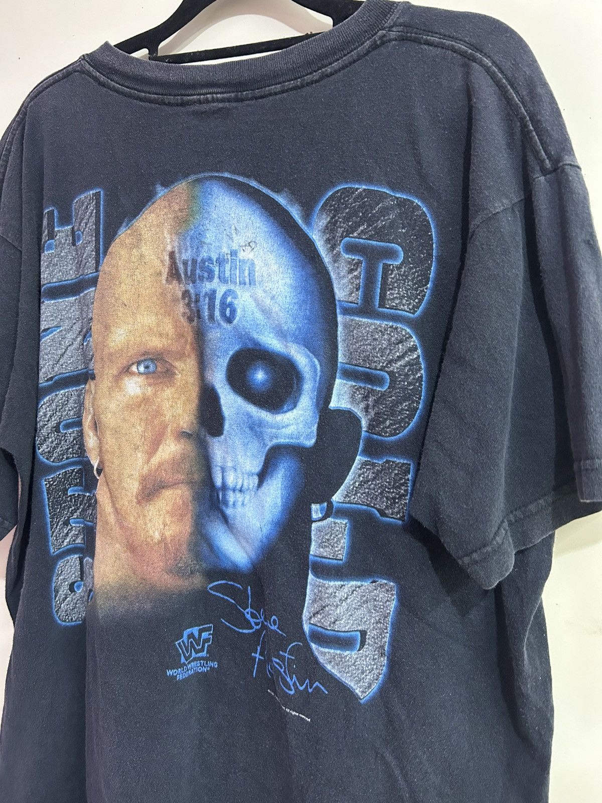 Vintage × WWE × WWF Tee Stone Cold vintage 90’s Size US L / EU 52-54 / 3 - 2 Thumbnail