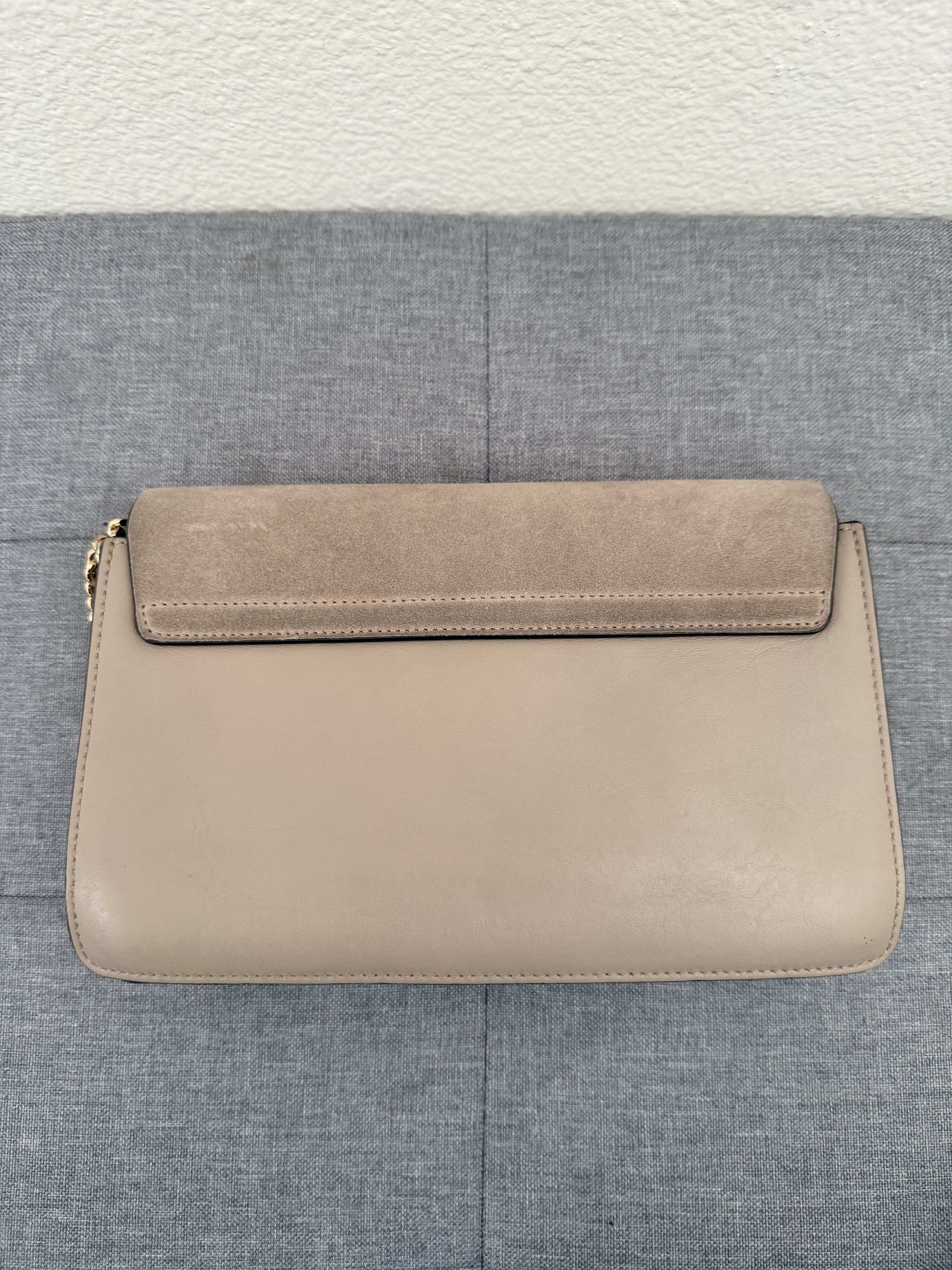 Other Authentic Chloe Faye Beige Suede Leather Bag Size ONE SIZE - 2 Thumbnail