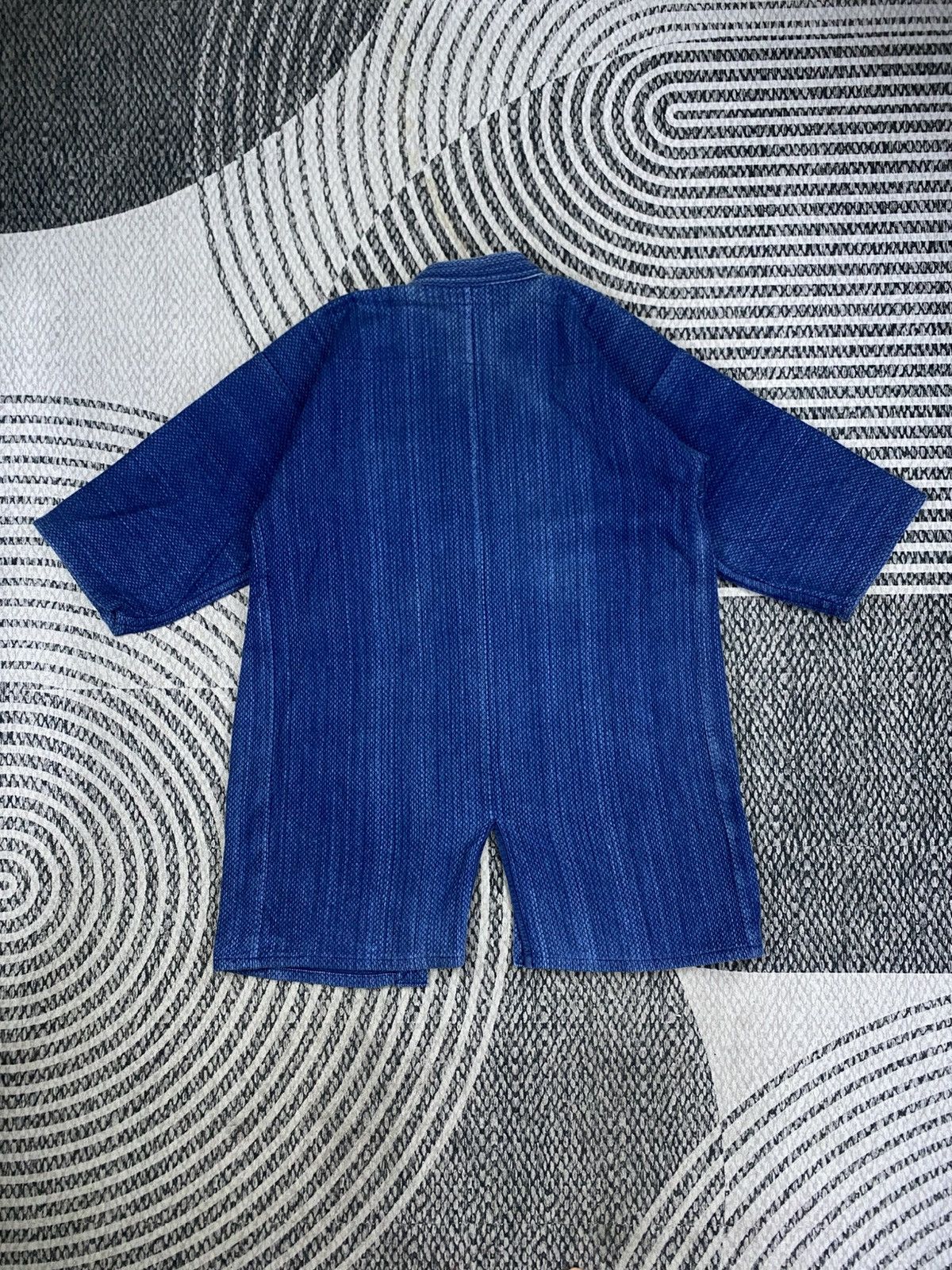 Japanese Brand Vtg Japanese Fashion Indigo Kimono Style Jacket Size US M / EU 48-50 / 2 - 2 Thumbnail