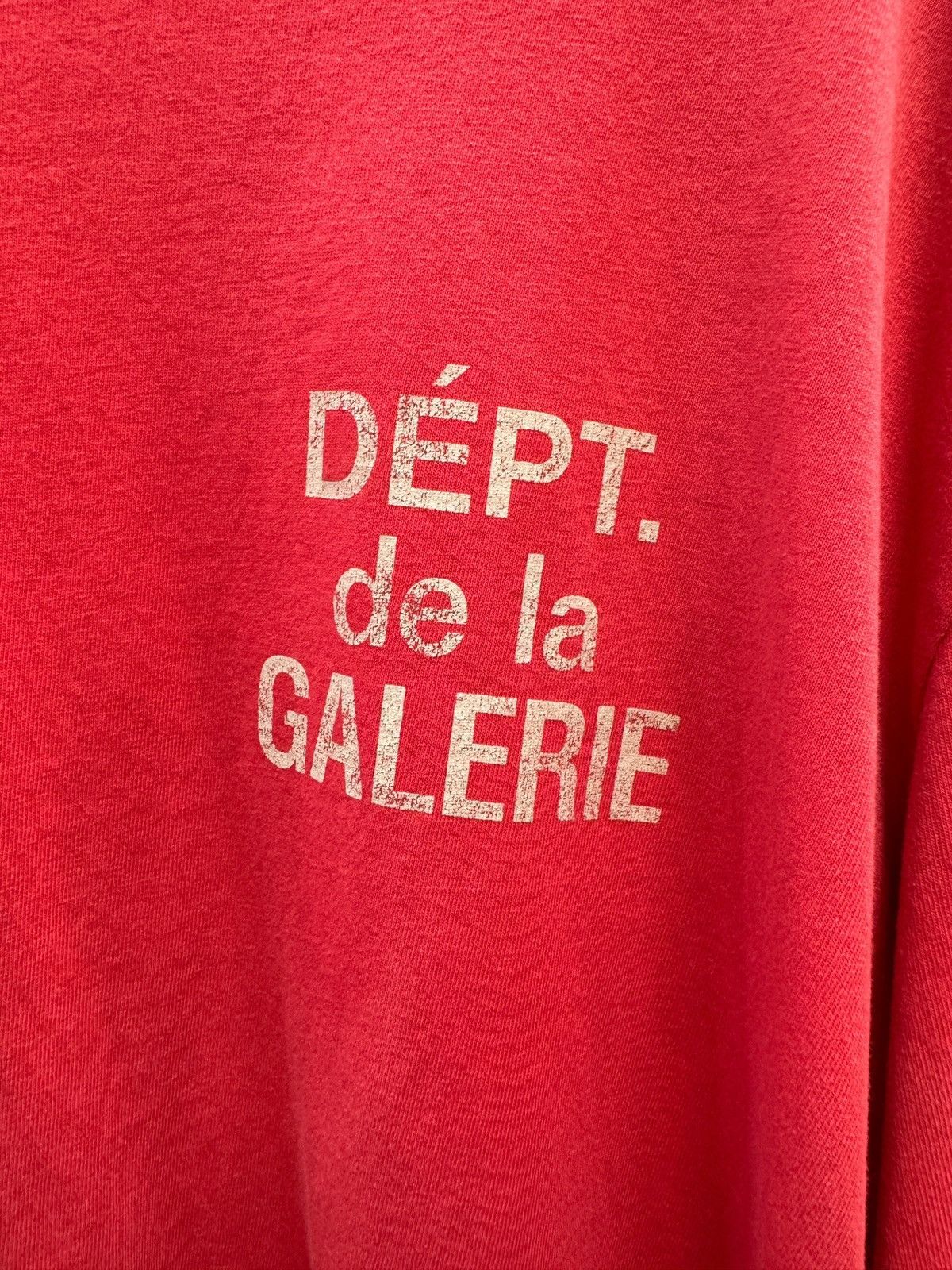 Gallery Dept. Gallery Dept Red Sun Faded Long Sleeve Shirt Size US XL / EU 56 / 4 - 2 Thumbnail