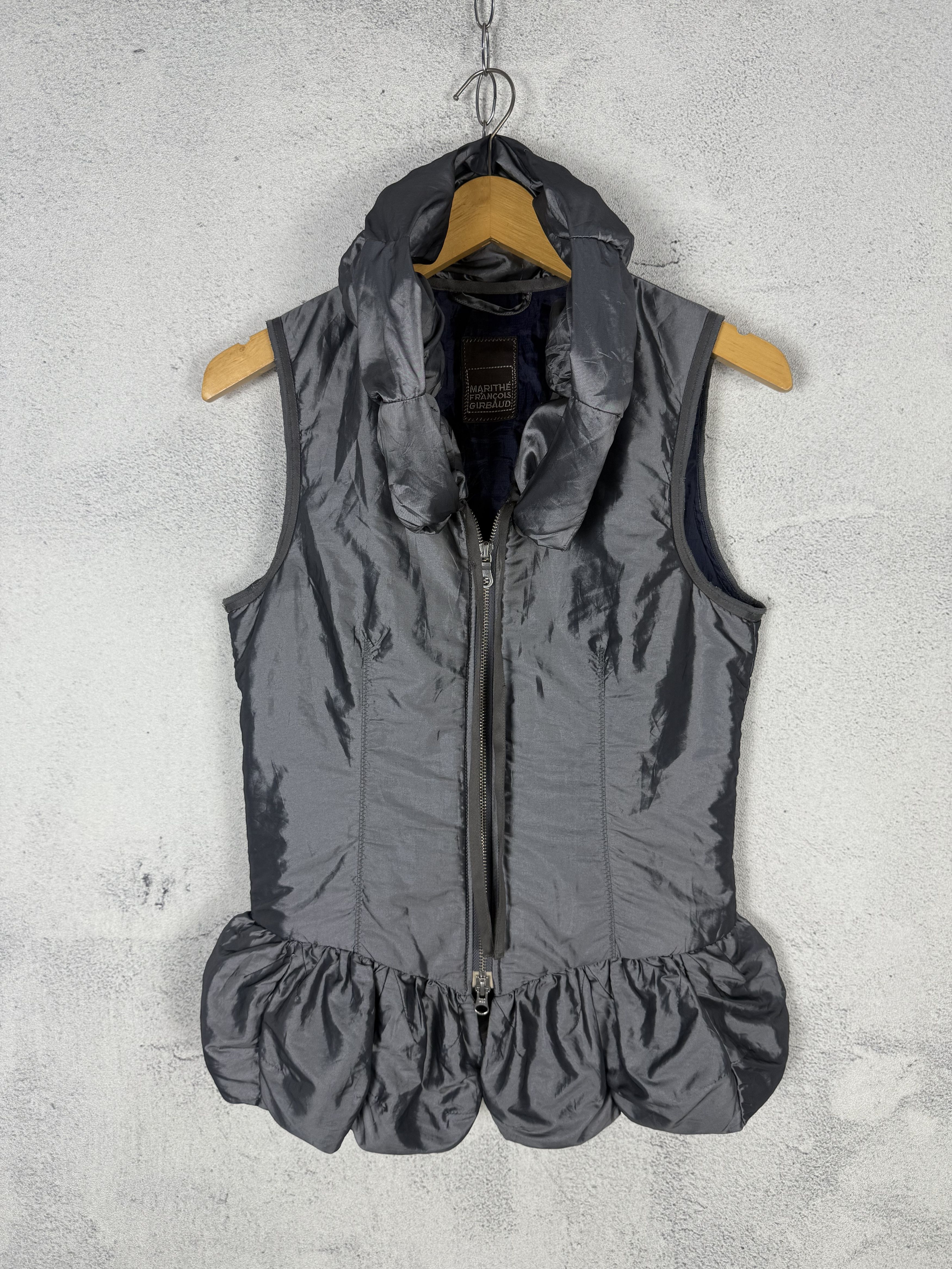 Marithe + Francois Girbaud Marithe Francois Girbaud Silver Nylon Down Vest Size M / US 6-8 / IT 42-44 - 1 Thumbnail