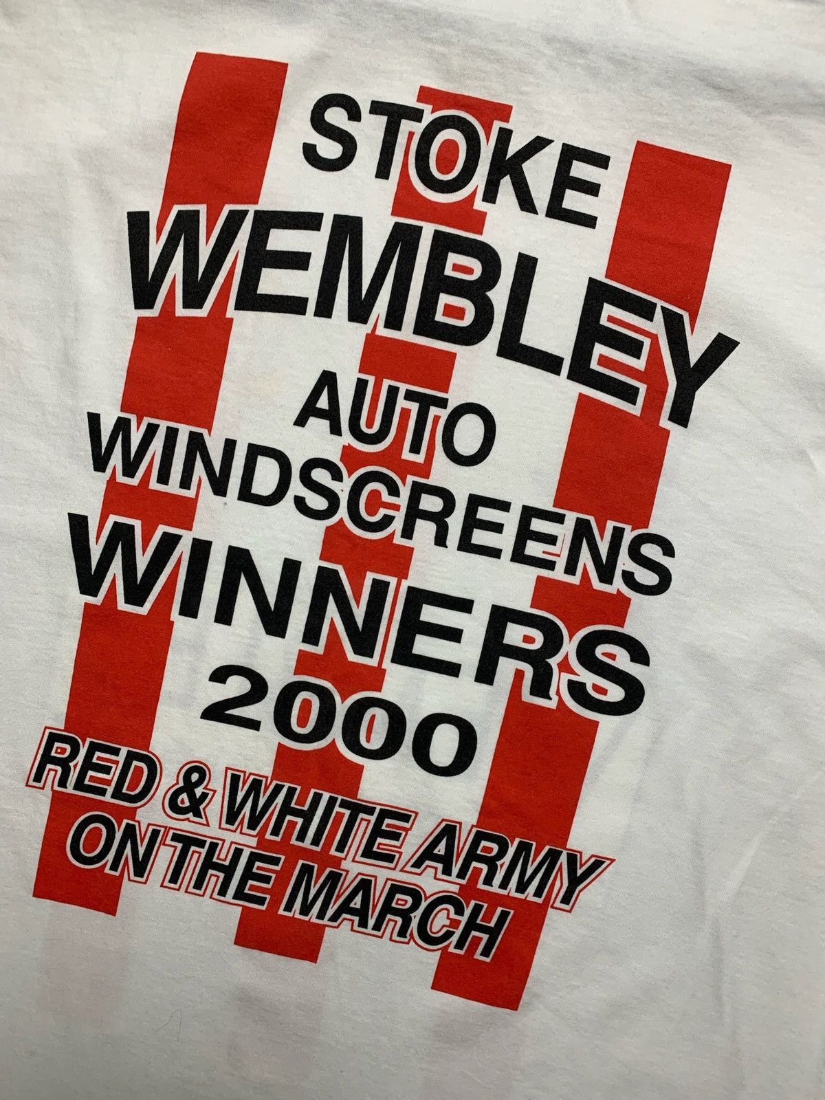 Vintage Vintage Stoke City Wembley 2000 final size XL very rare Size US XL / EU 56 / 4 - 3 Thumbnail