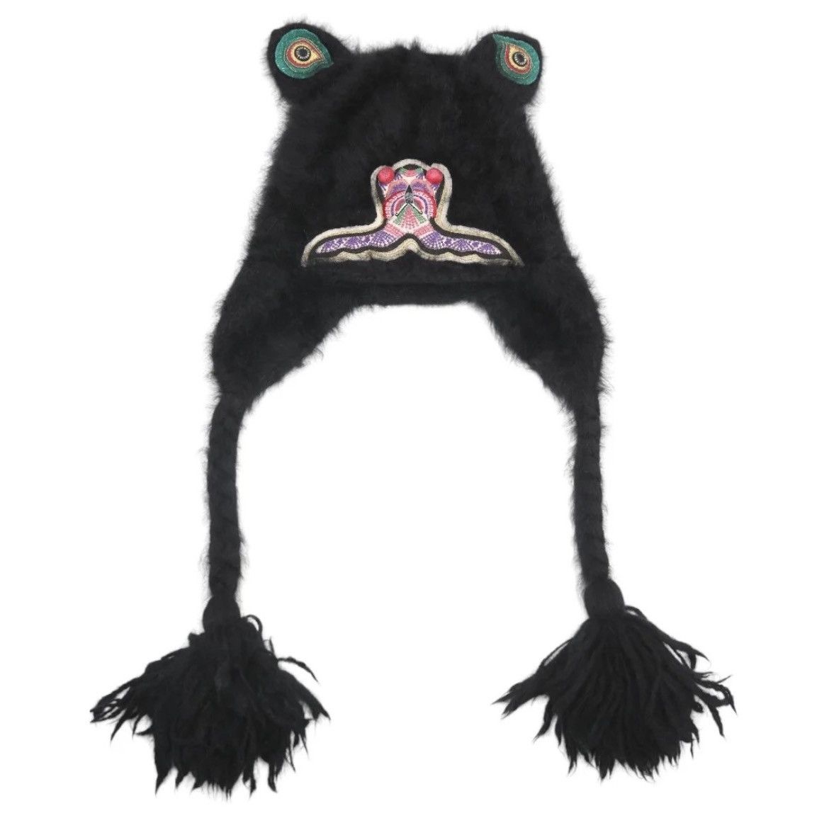 Gucci AW 2016 Gucci Dajav Patches Angora Hat Size ONE SIZE - 1 Thumbnail