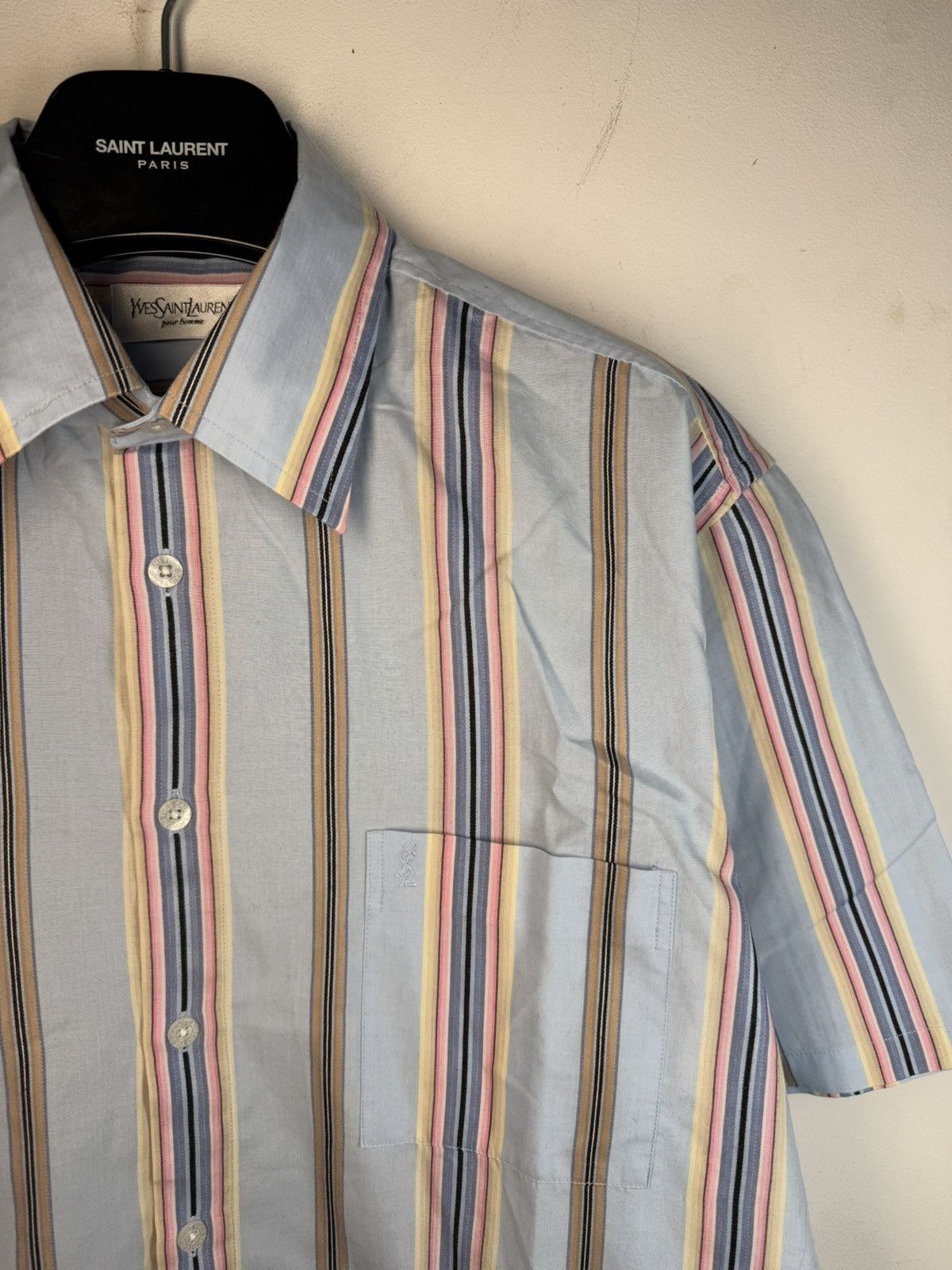 Yves Saint Laurent Multicolor YSL Shirt Summer Size US L / EU 52-54 / 3 - 16 Thumbnail