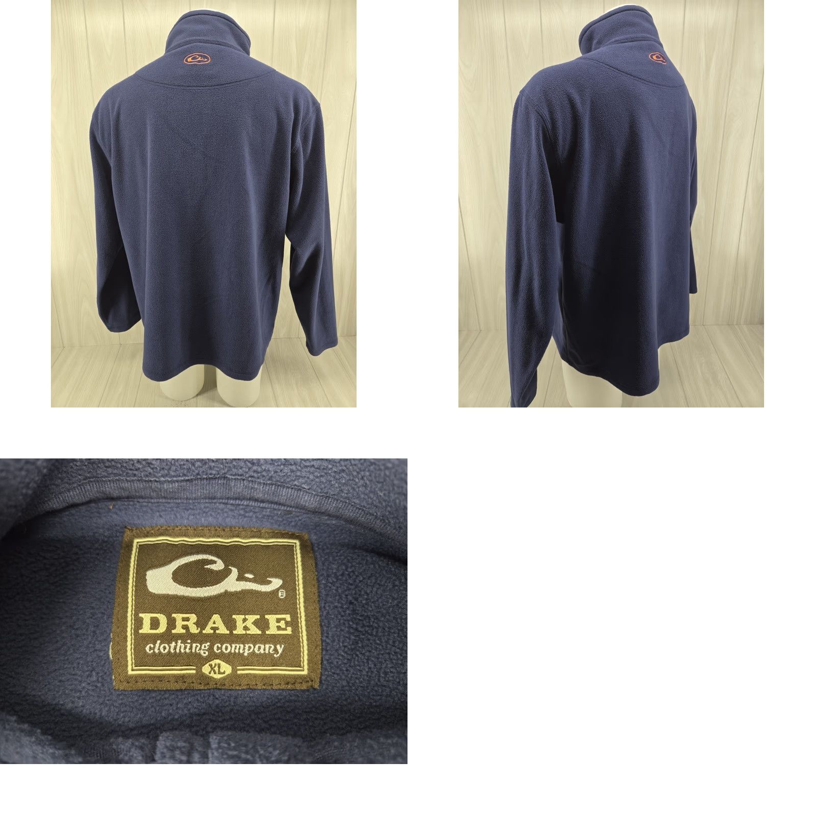 Vintage Drake Waterfowl Auburn Tigers 1/4 Zip Pullover Sweater Mens XL Blue Fleece Logo Zipper Mock Neck Long Sleeve Knit Pullover Casual Workwear 1/4 Zip Size US XL / EU 56 / 4 - 8 Thumbnail